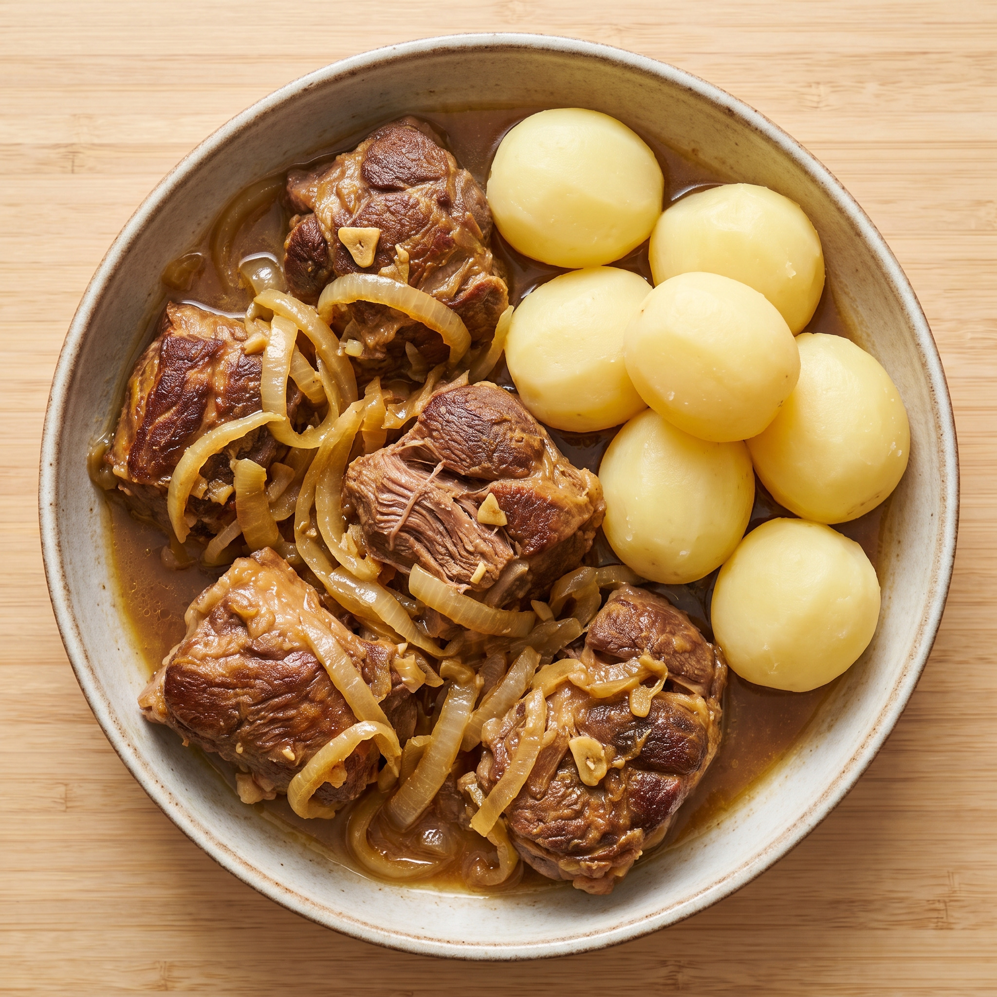 Zwiebeln, Weißwein und viel Zeit