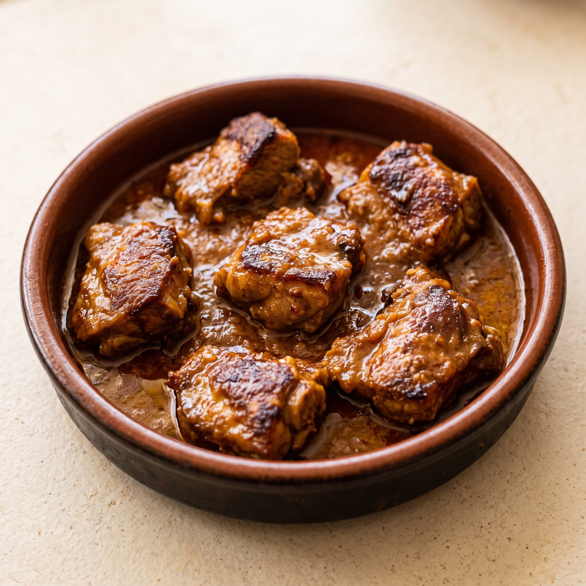 Choto al ajillo aus Andalusien