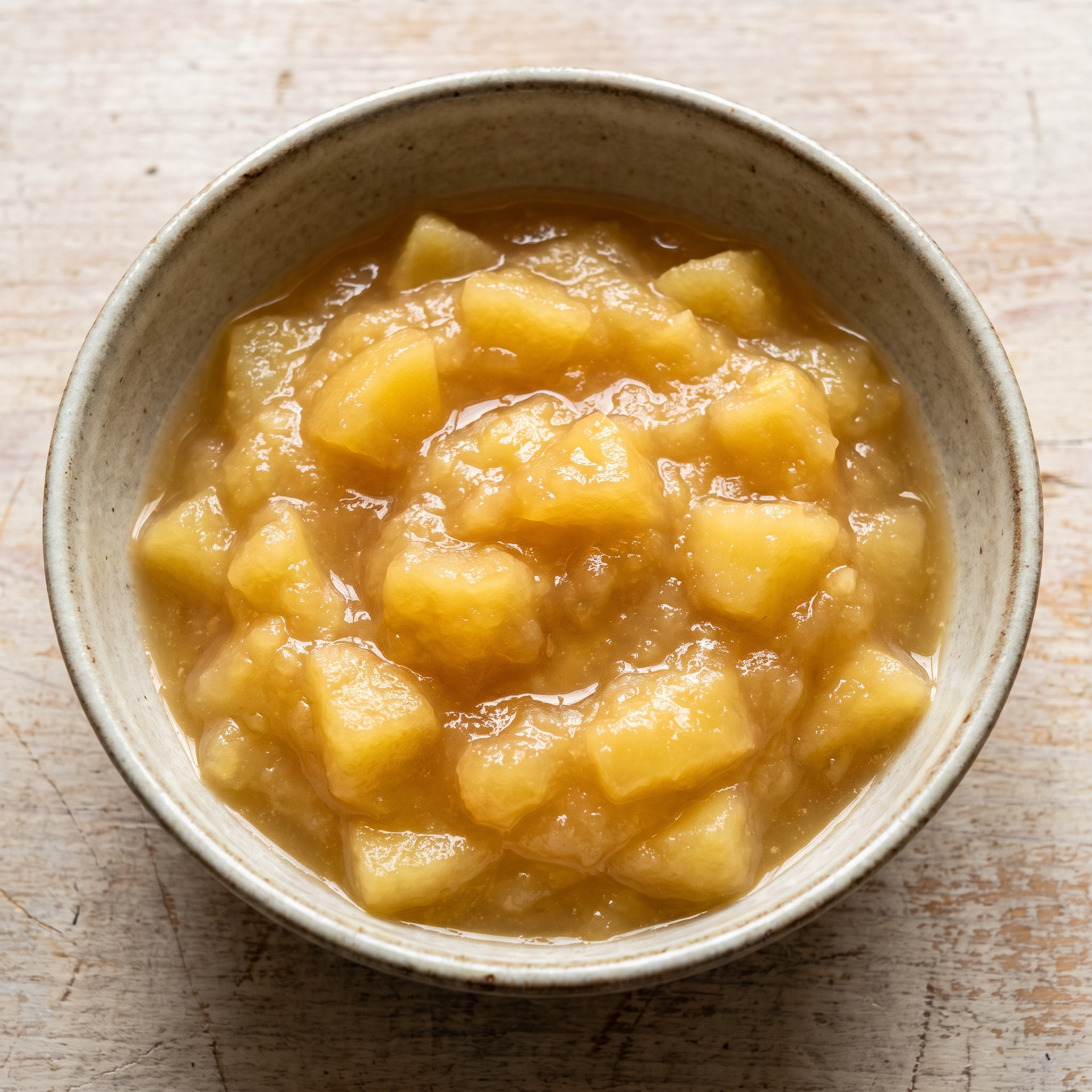 Compota de manzana a la sidra