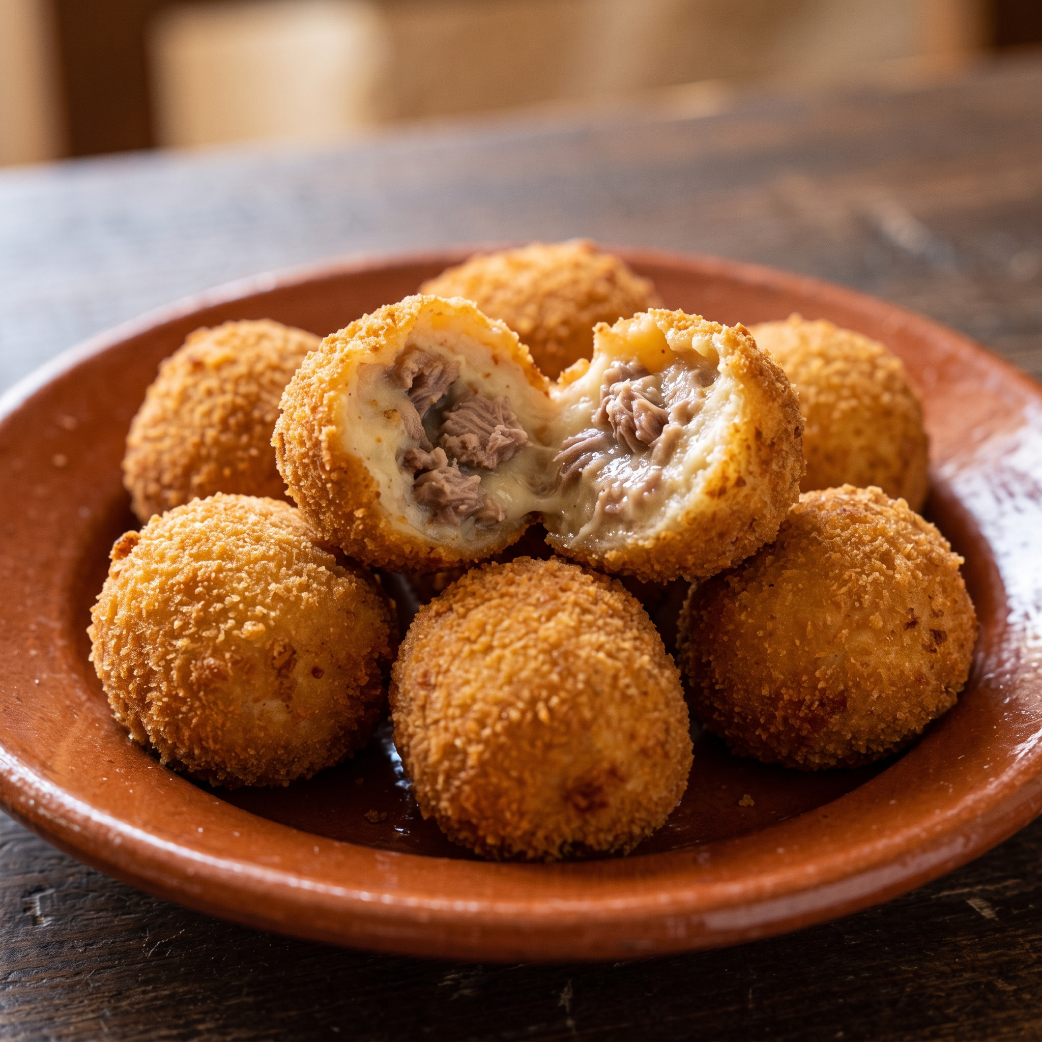 Croquetas de cordero aus Castilla-La Mancha