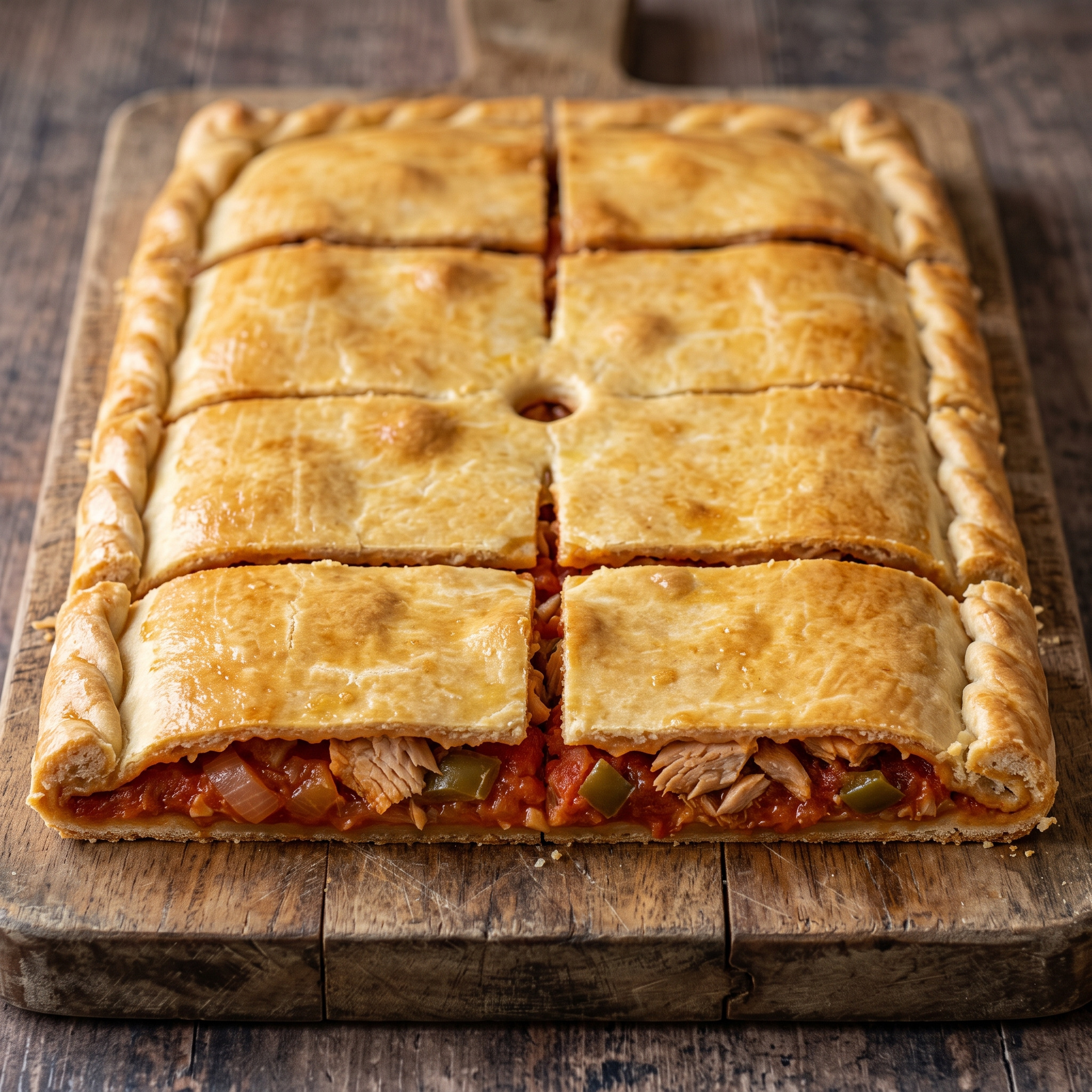 Empanada de bonito y tomate aus dem País Vasco