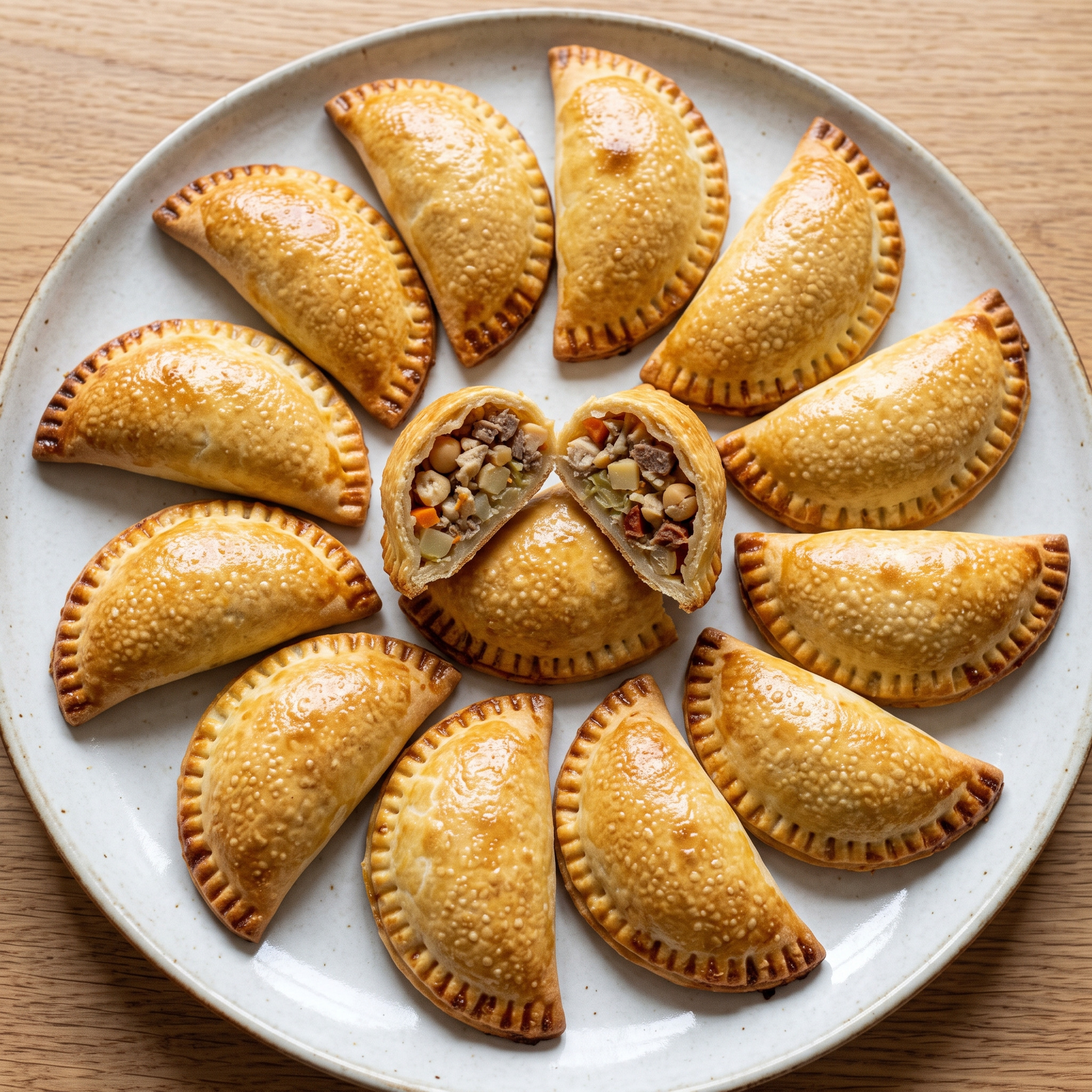 Empanadillas de cocido madrileño