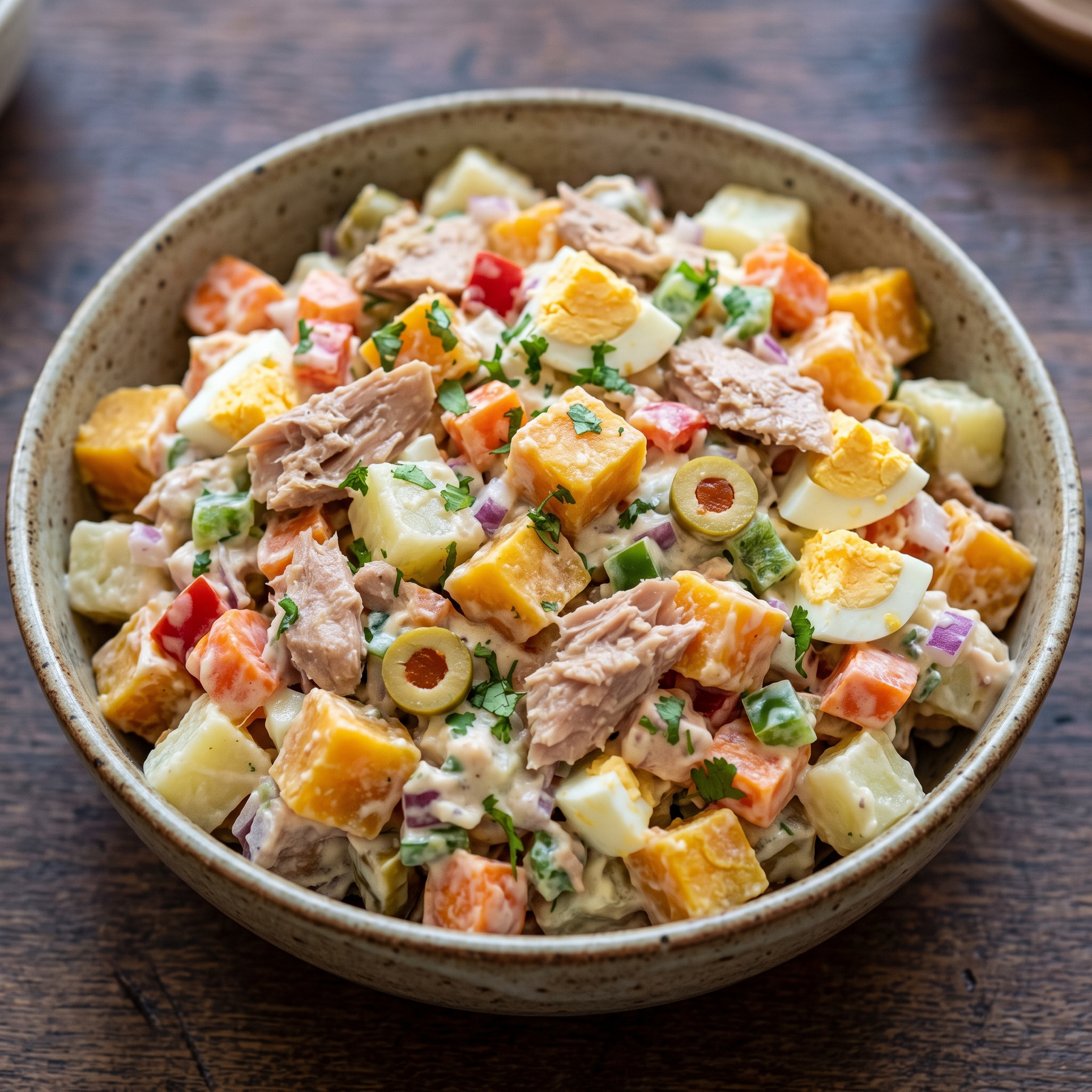 Ensaladilla de batata aus Canarias