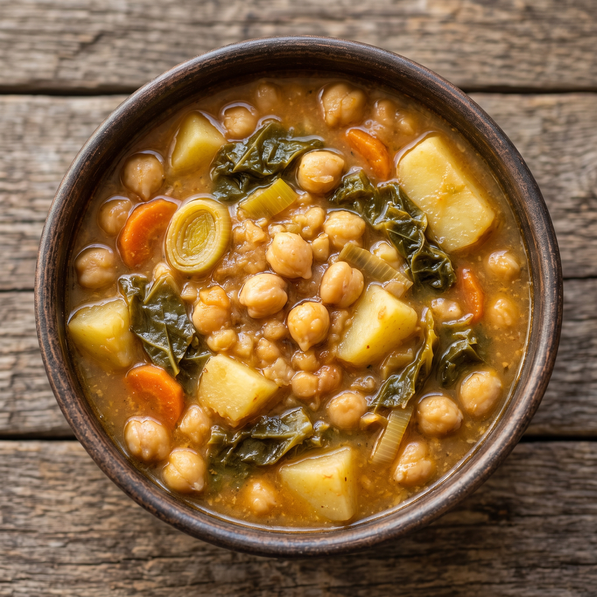 Garbanzos con berza aus dem Baskenland