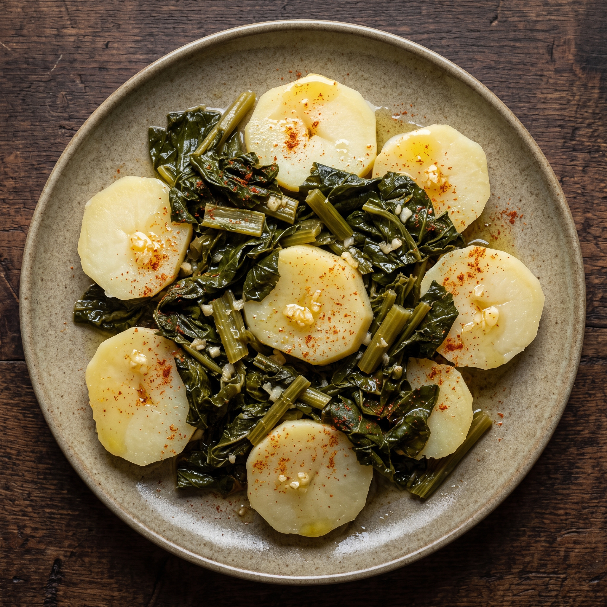 Grelos con patatas – Galiciens schlichtes Kartoffelgericht