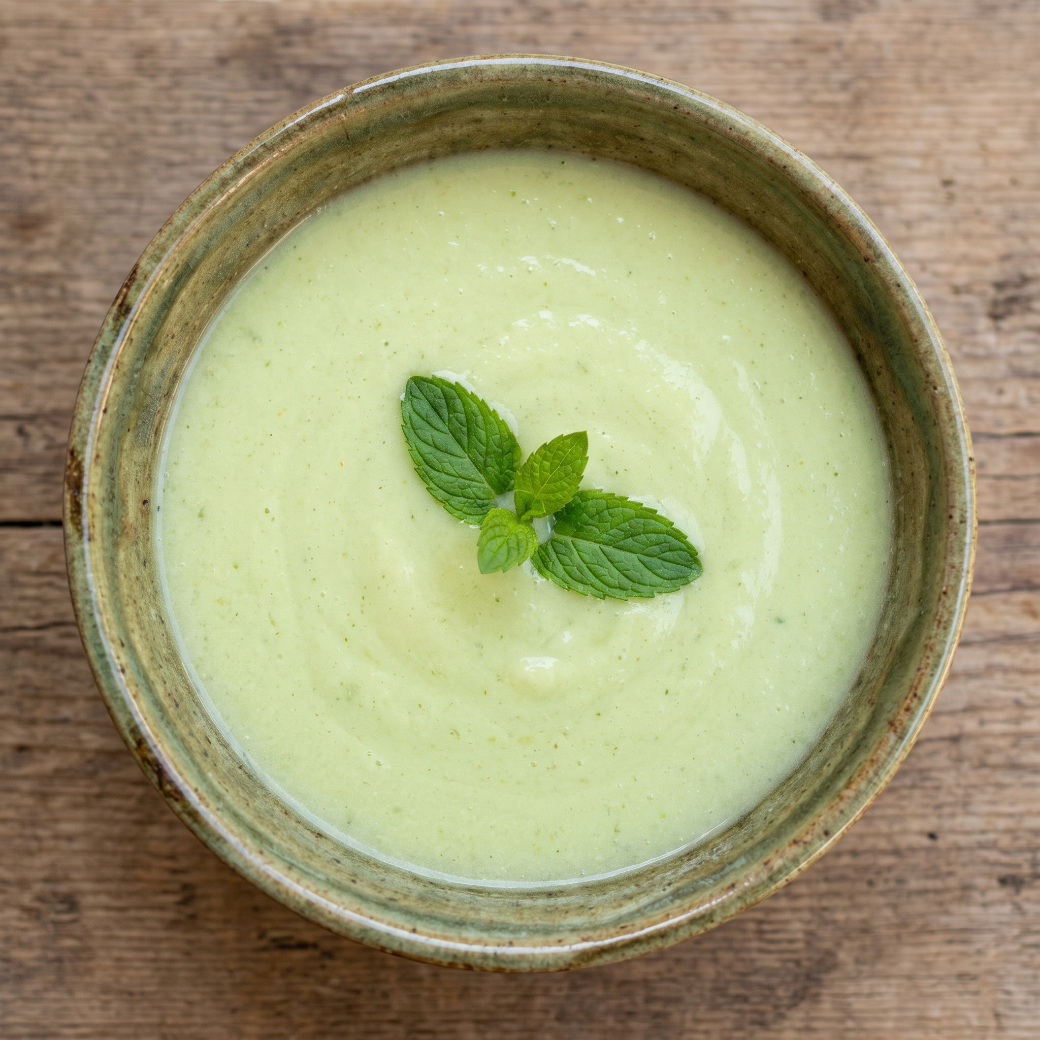 Kühle Suppe mit Alficoz