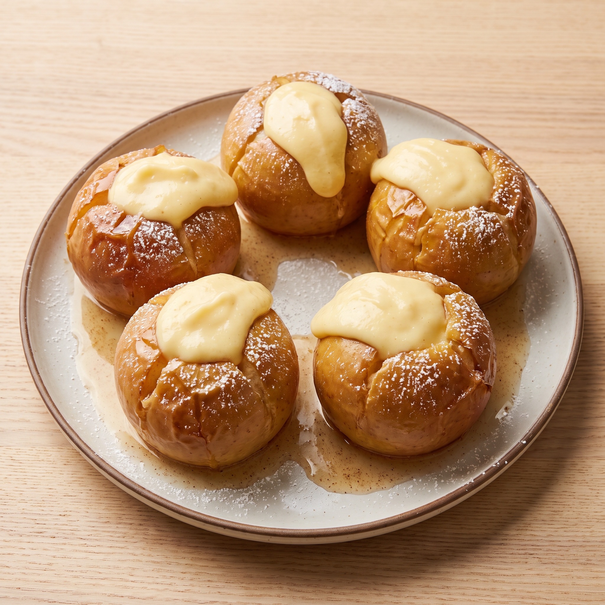 Manzanas asadas mit Cremefüllung