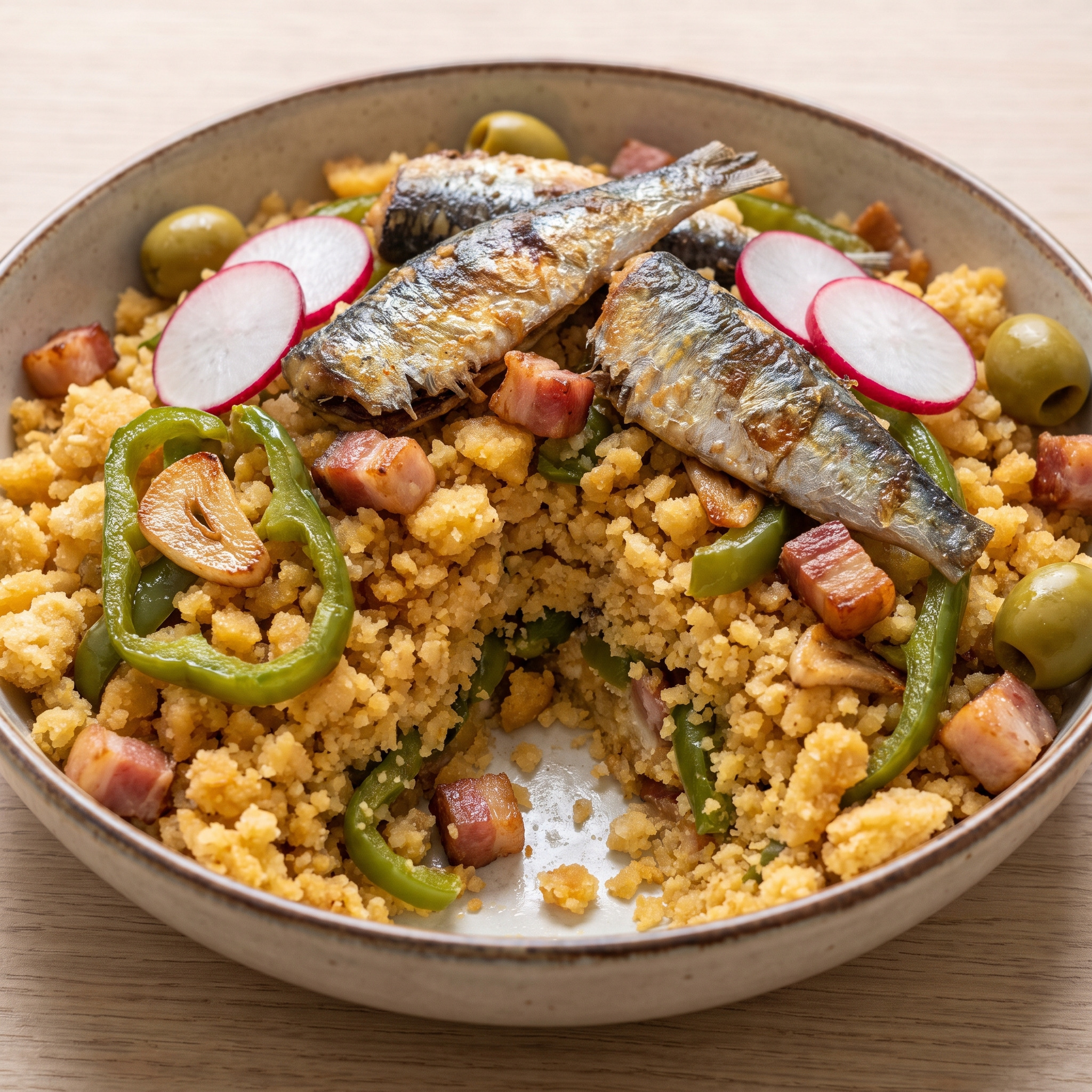 Migas de harina de trigo aus Andalusien