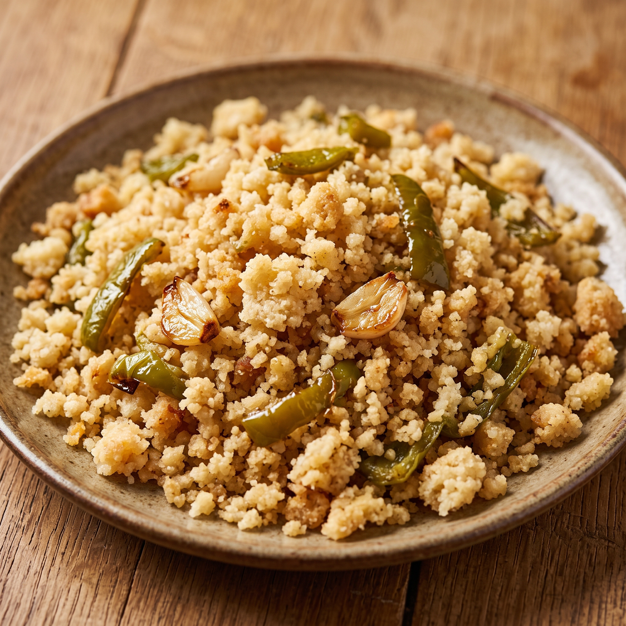Migas de sémola aus Almería: körnig und herzhaft
