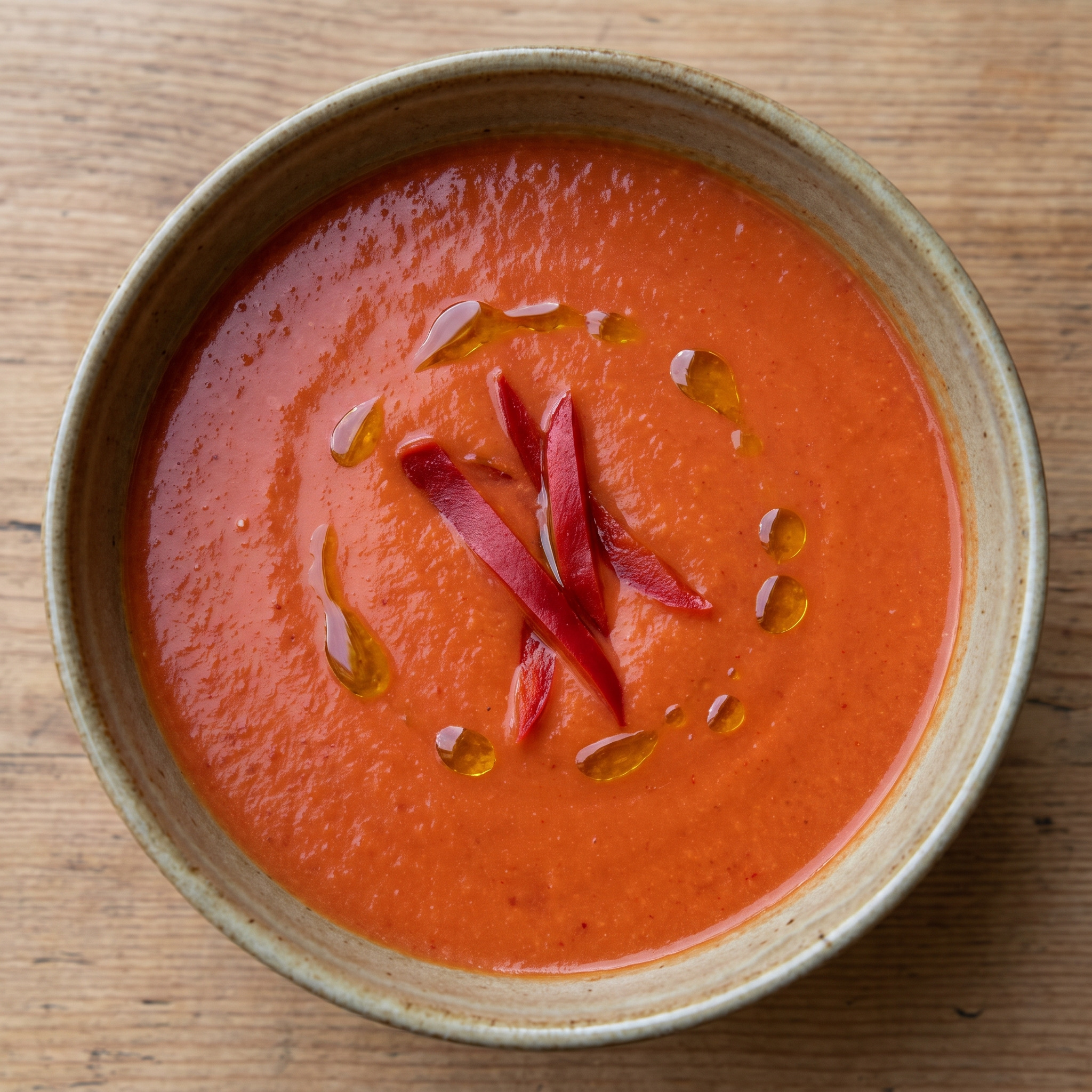 Navarras Gazpacho mit Pimientos del Piquillo
