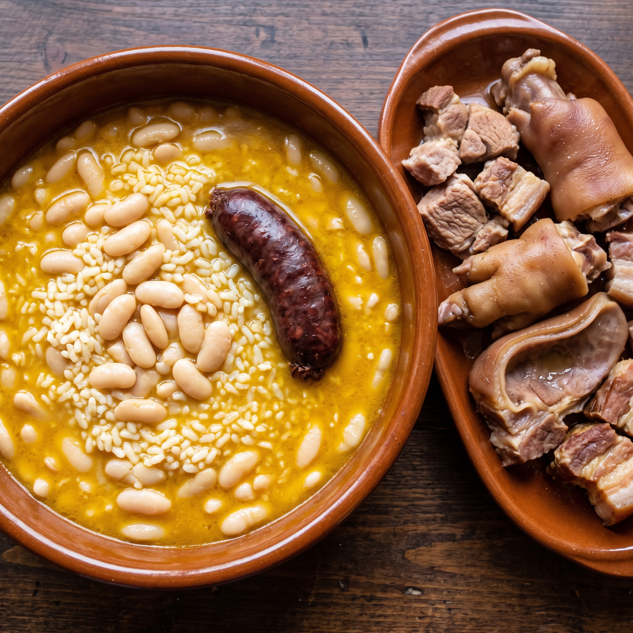 Olla de cerdo aus der Región de Murcia