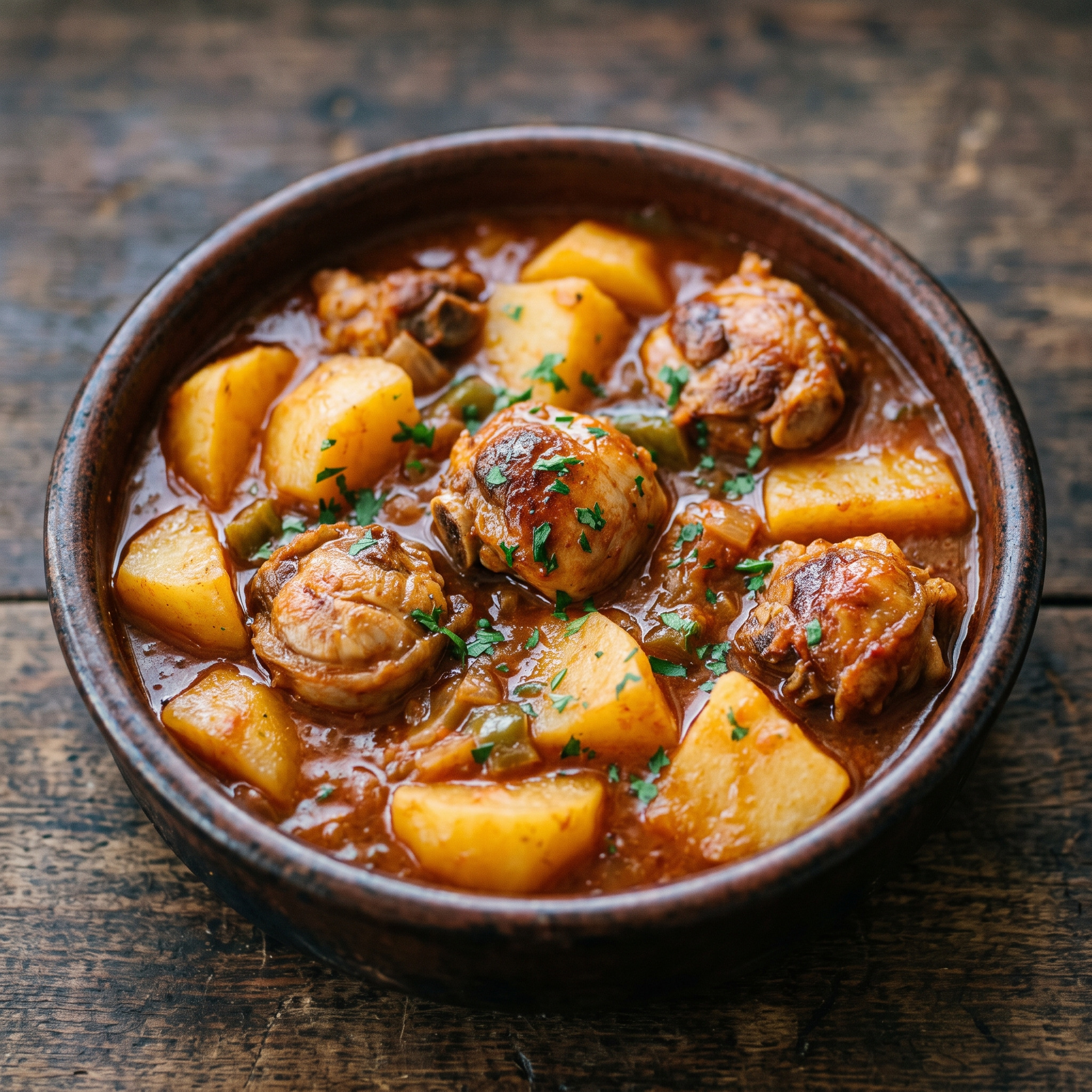 Patatas guisadas con conejo aus Madrid