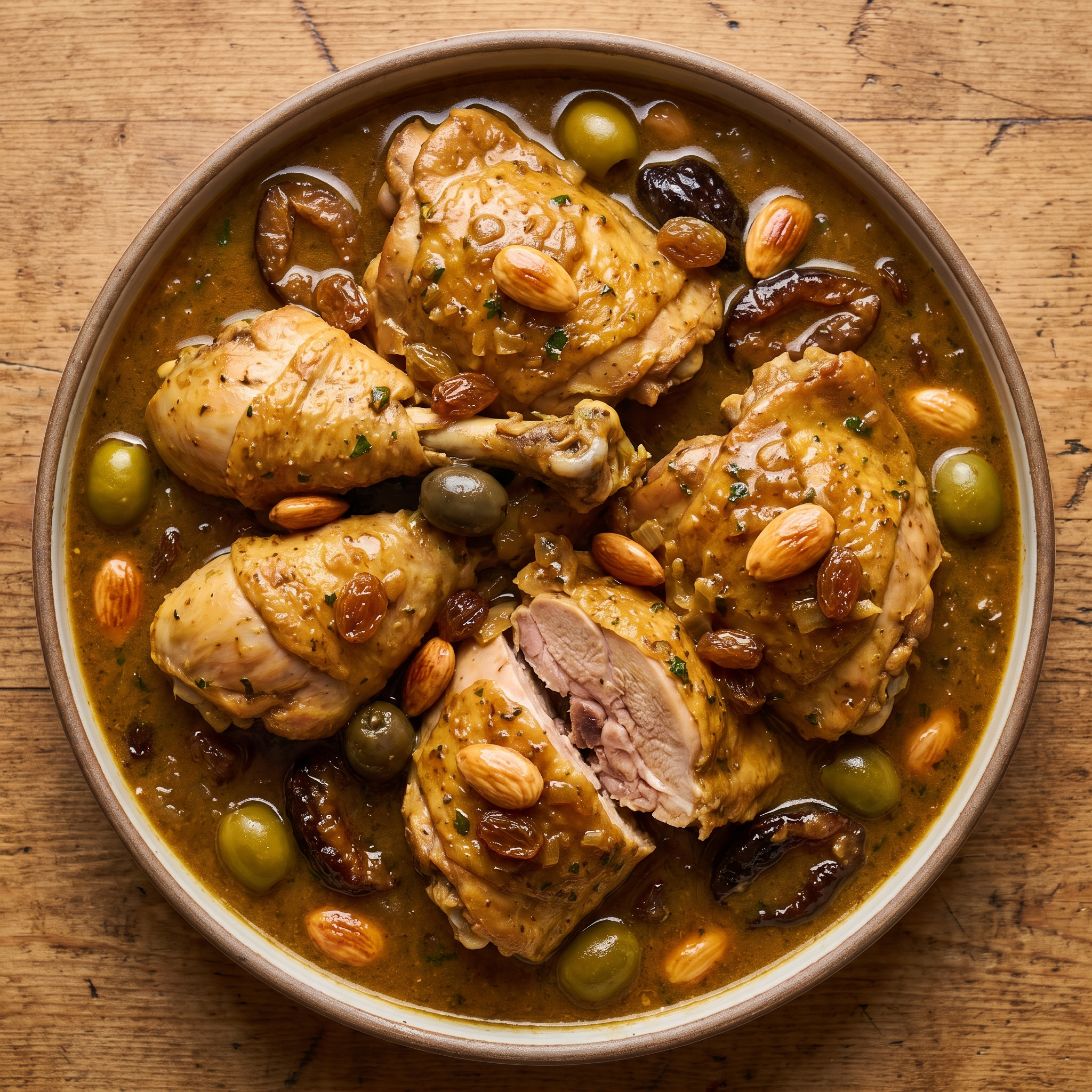 Melilla auf dem Teller: Pollo a la moruna