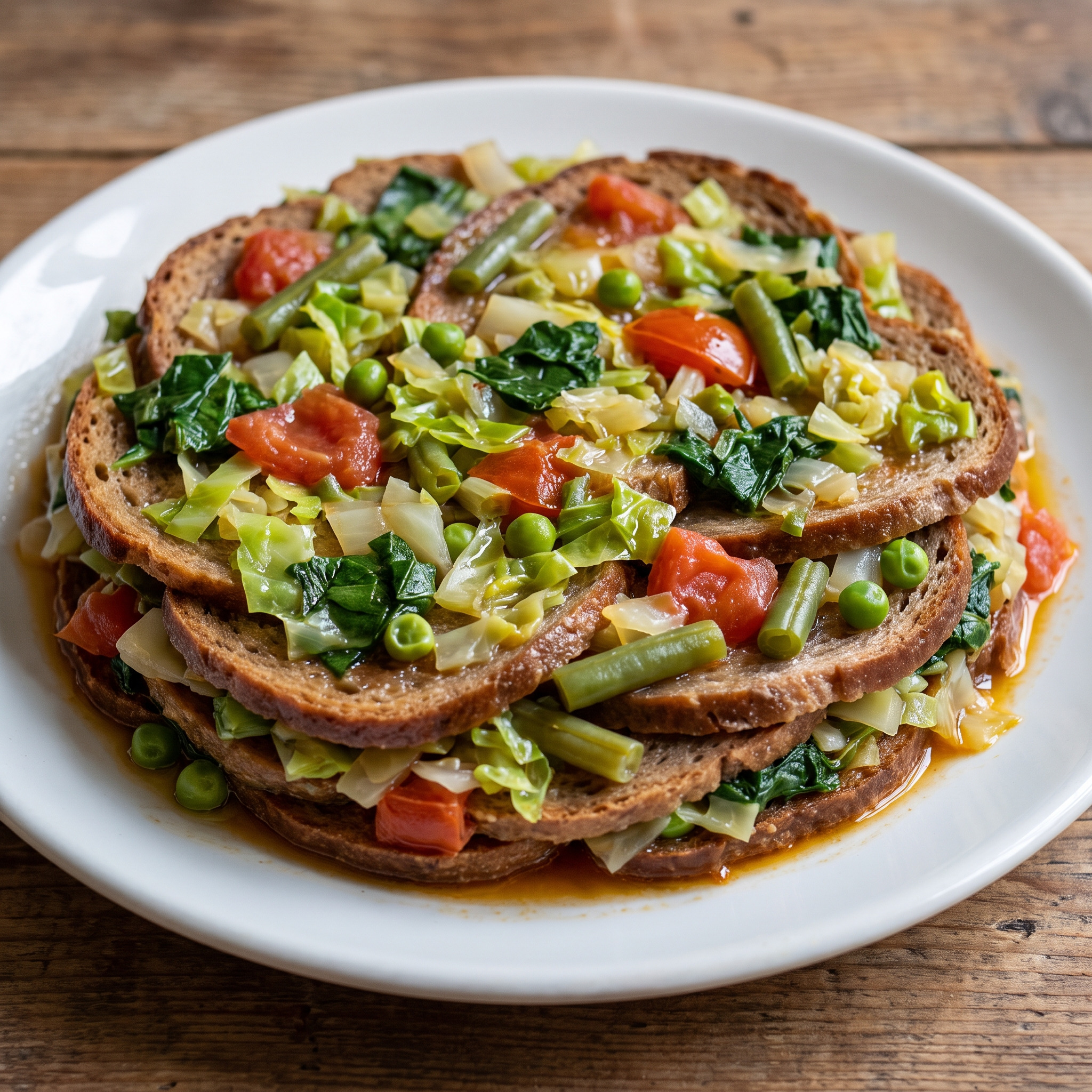 Sopas mallorquinas: Gemüse und Brot aus Mallorca