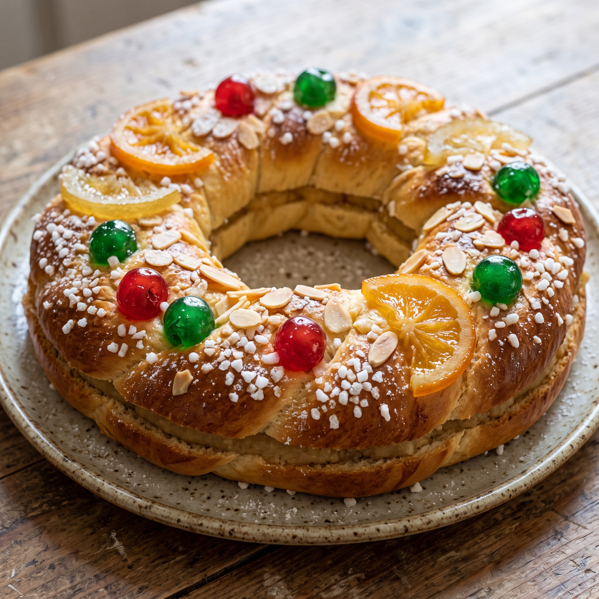 Marzipan im Hefekranz: Tortell de Reis aus Katalonien