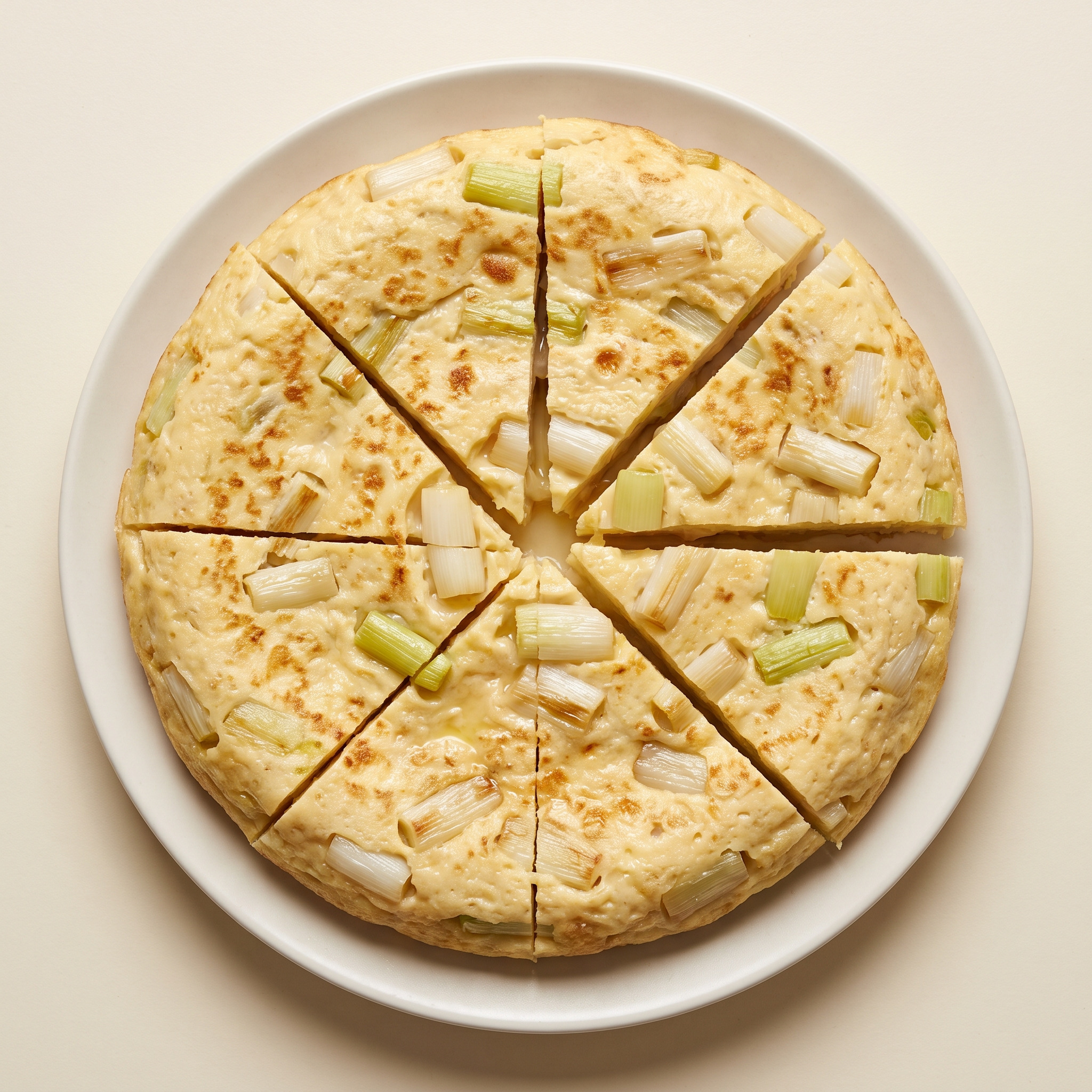 Tortilla de ajos tiernos