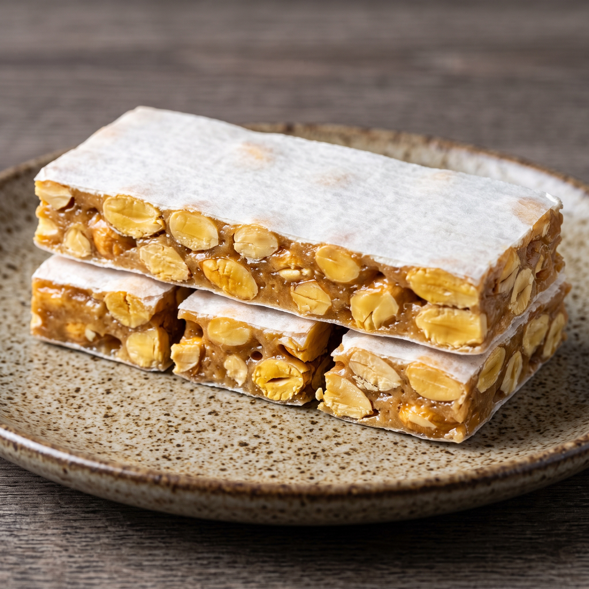 Turrón de Alicante: knusprige Mandeltafel