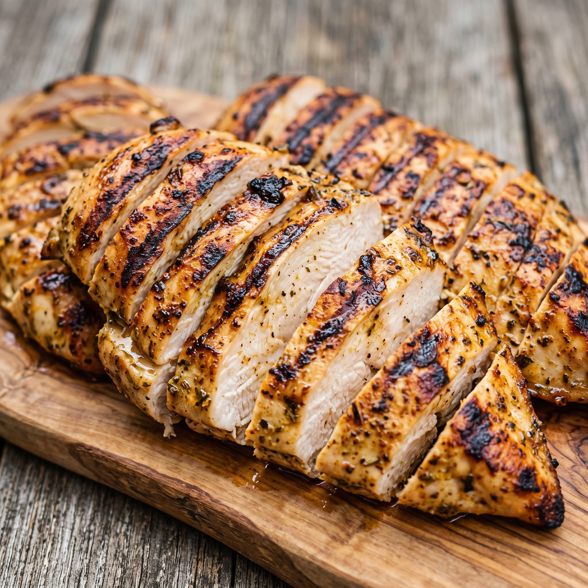 Ägyptische Hähnchenbrust vom Holzkohlegrill