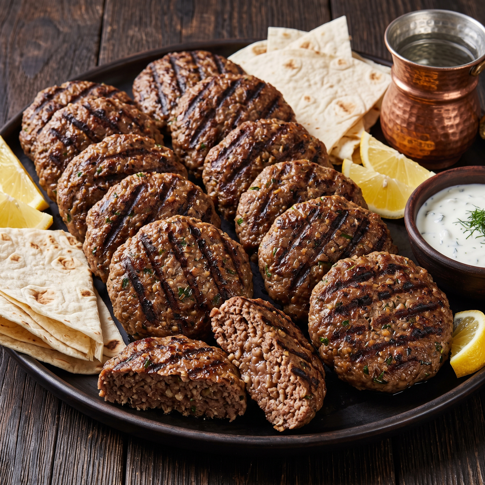 Armenische Rinder-Kufta vom Grill
