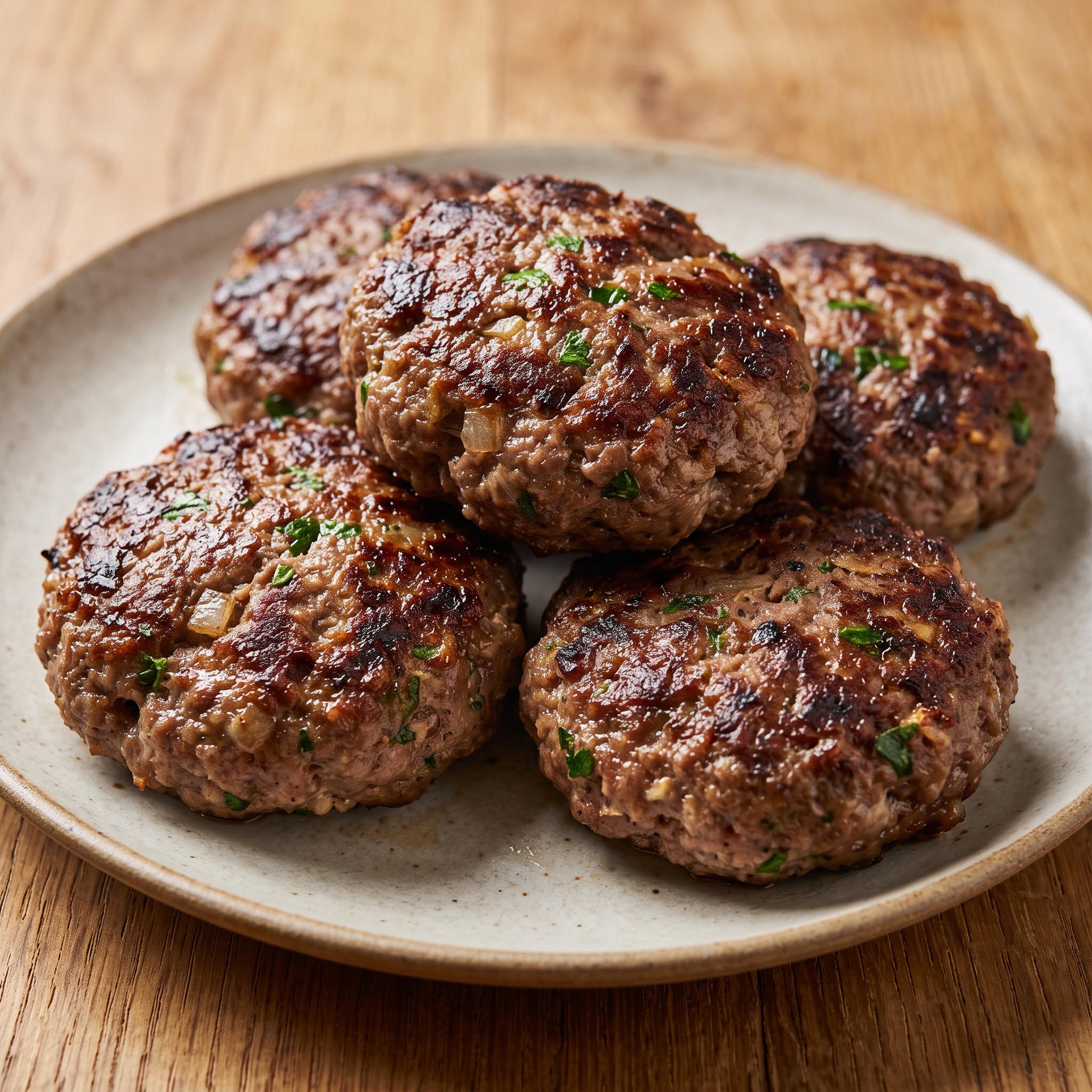 Australische Rinder-Rissoles vom Grill