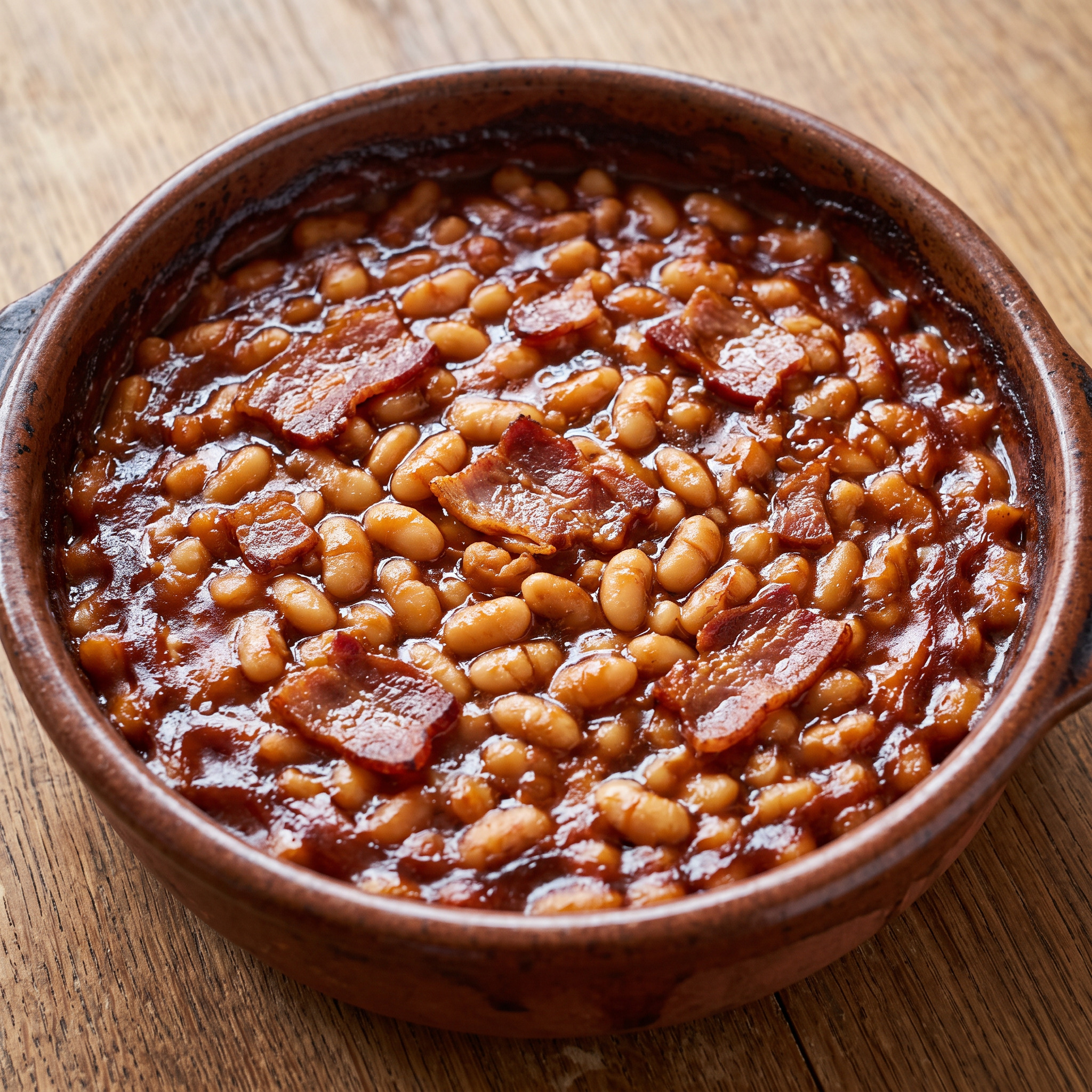 Barbecue-Baked-Beans mit Bacon