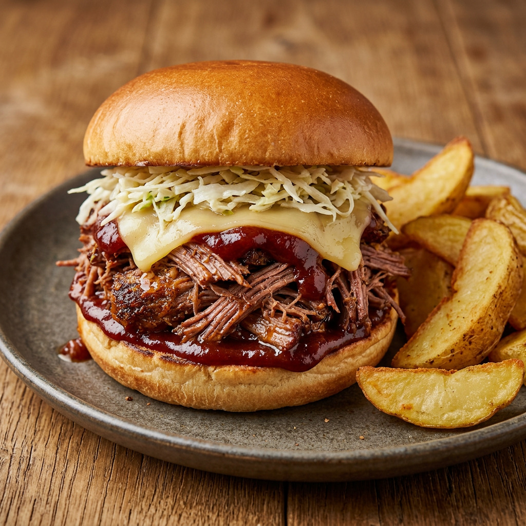 Bayerisches Pulled Beef vom Beef Hammer