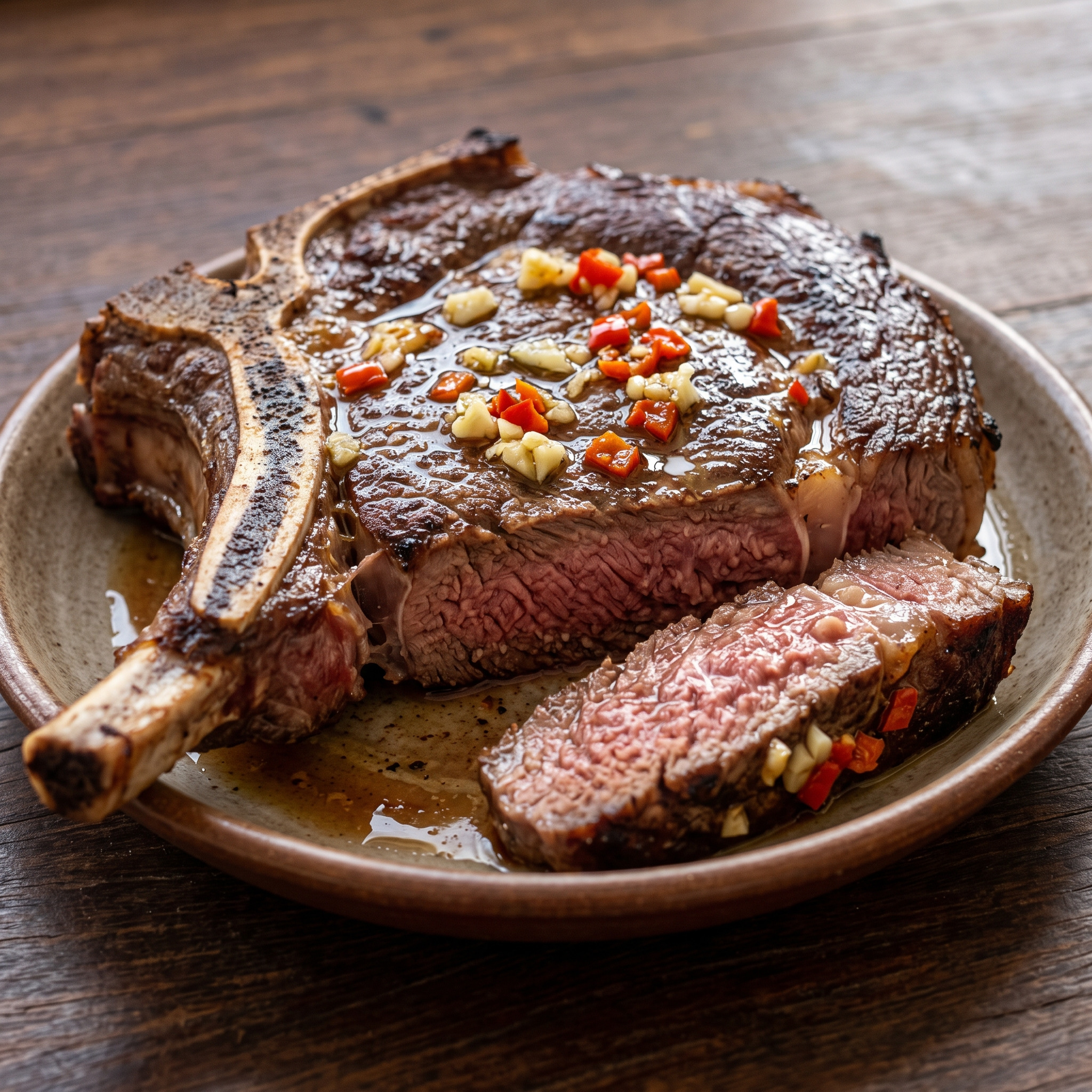 Bisteca de boi grelhada vom Grill