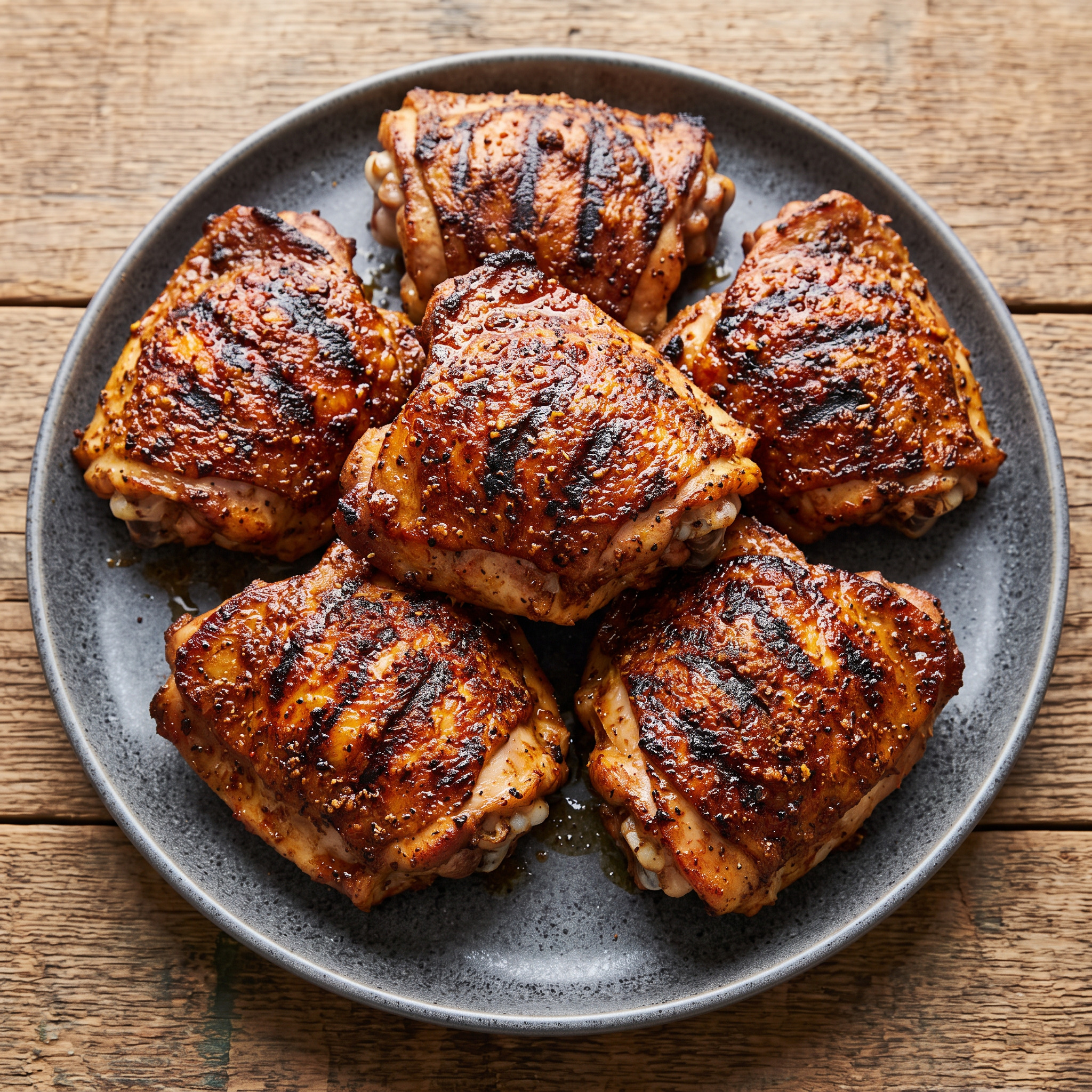 Cajun-Hähnchenoberkeulen vom Grill