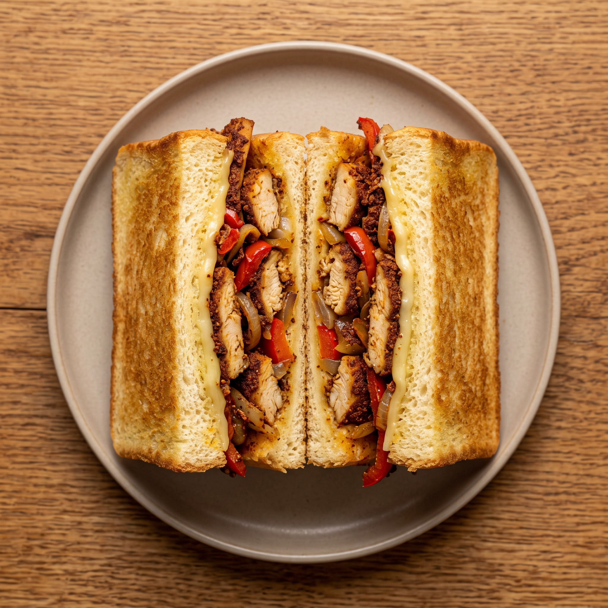 Chicken-Suya-Sandwich vom Grill