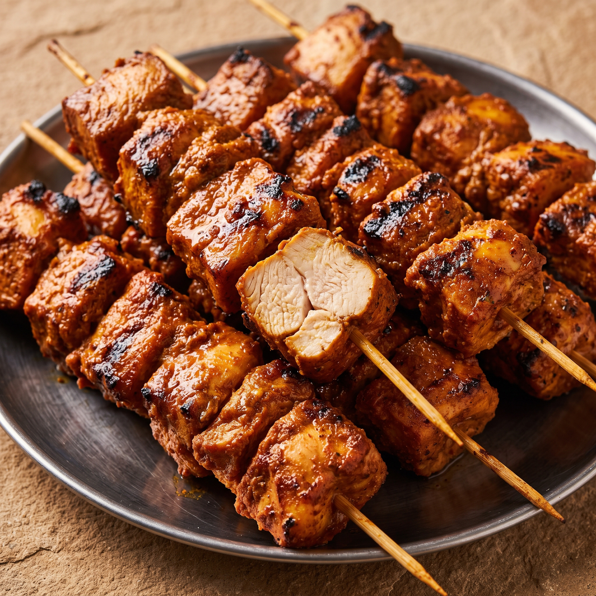 Chicken Tikka direkt vom Grill