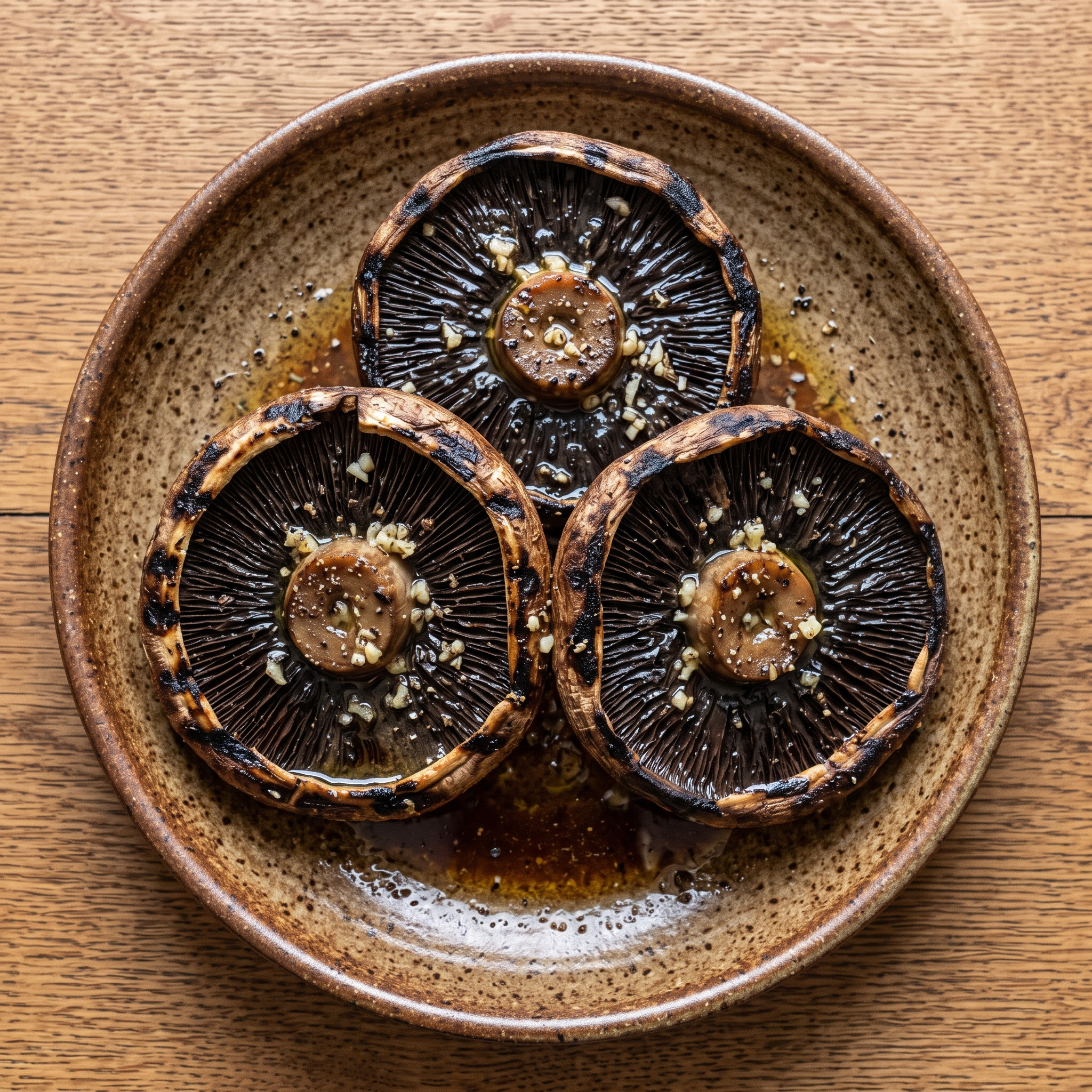 Cogumelos grelhados mit Knoblauch