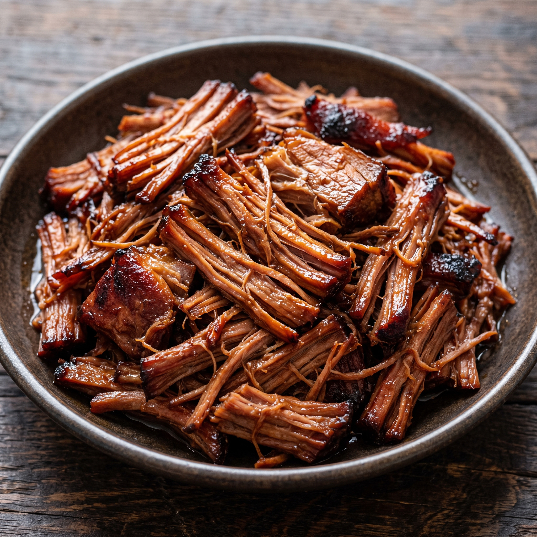 Filipinisches Tocino-Pulled-Pork