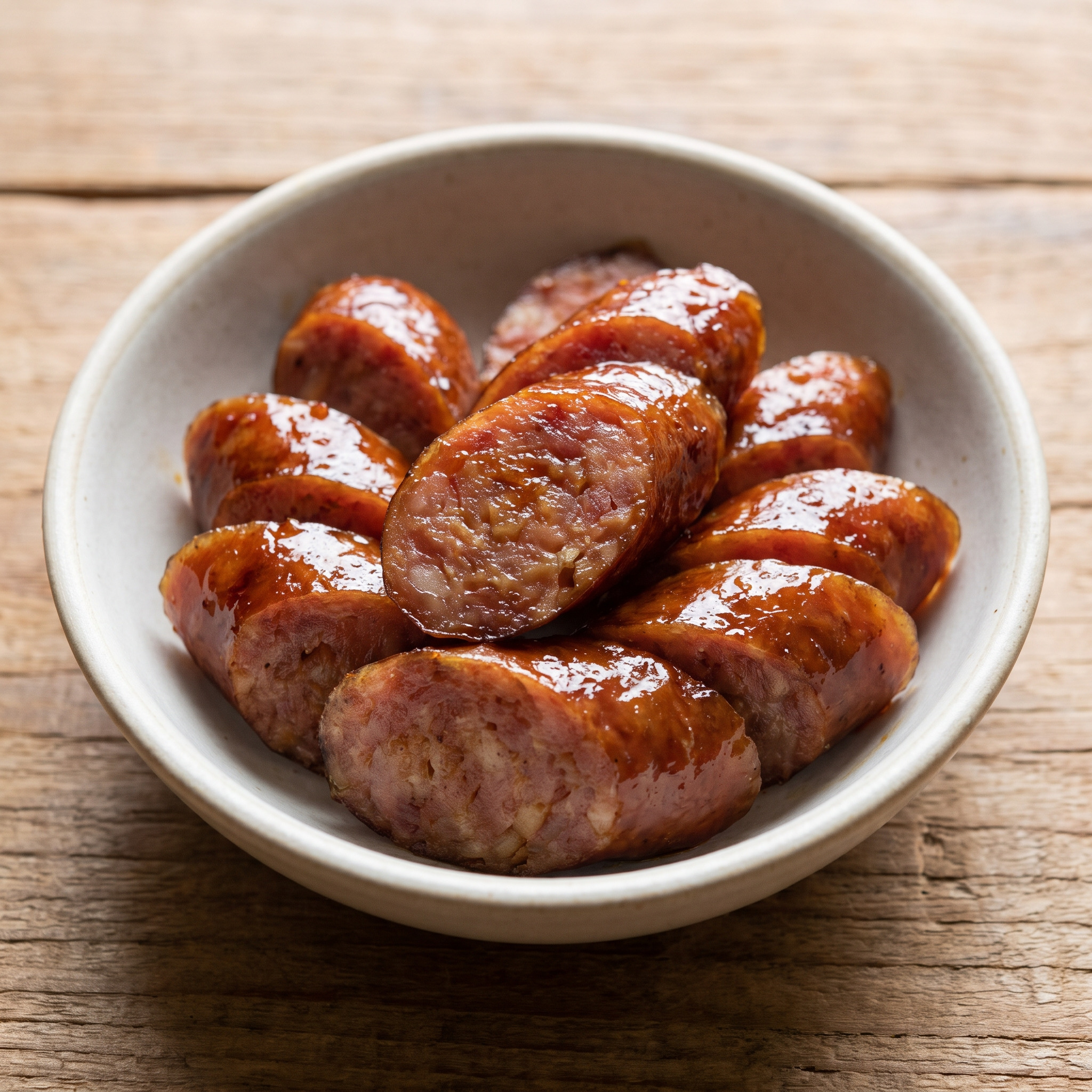 Gegrillte Lap-Cheong-Wurst aus Guangdong