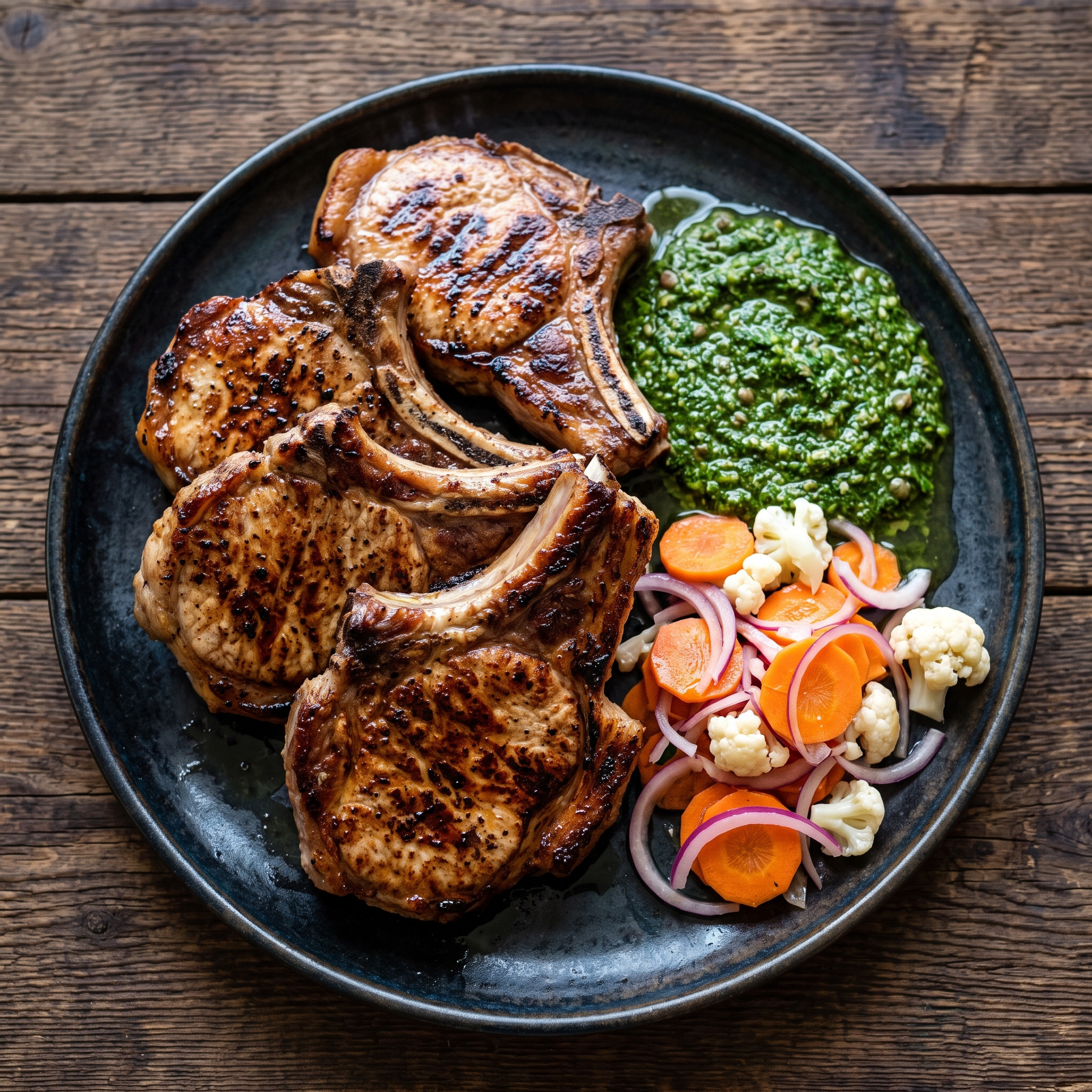 Schwedische Fläskkotletter vom Grill