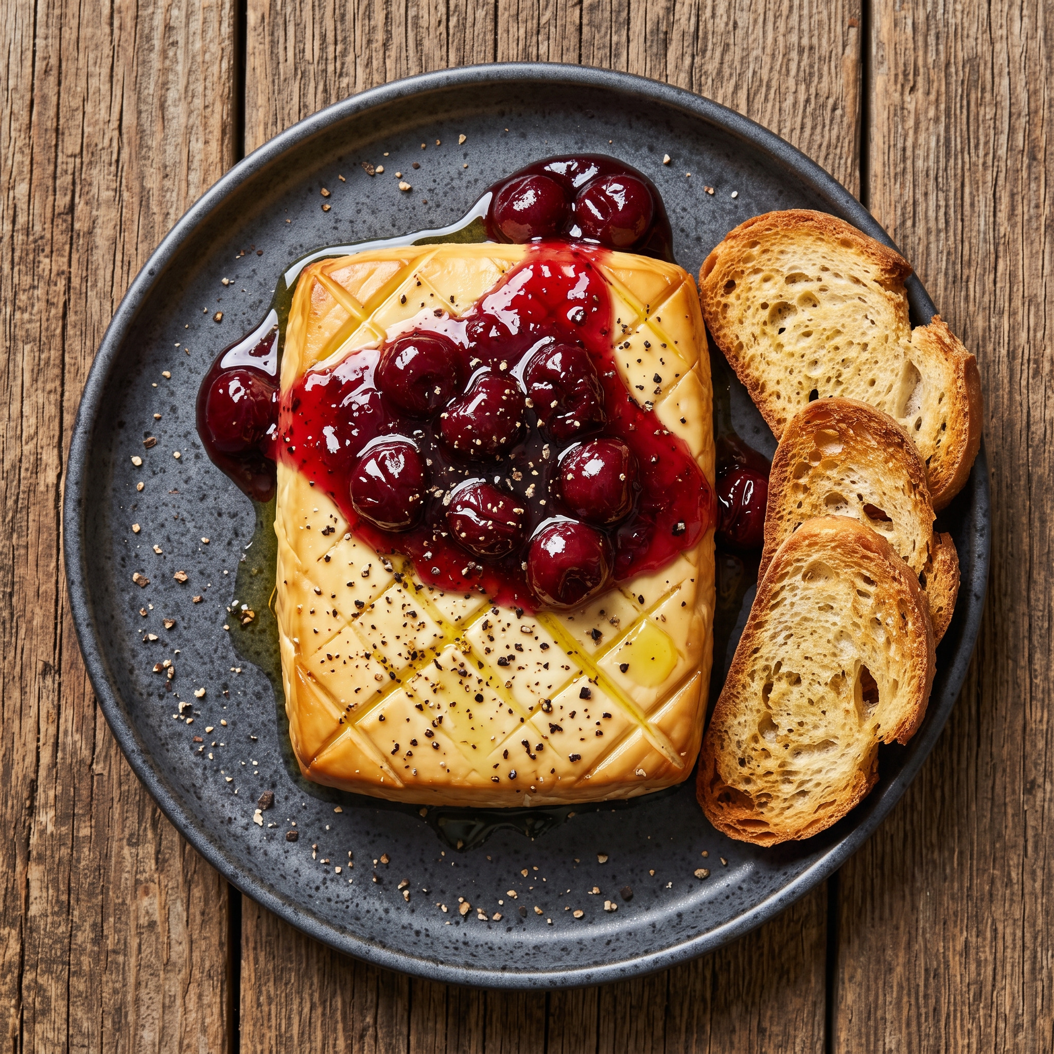Rauchige Käsecreme mit fruchtigem Finish