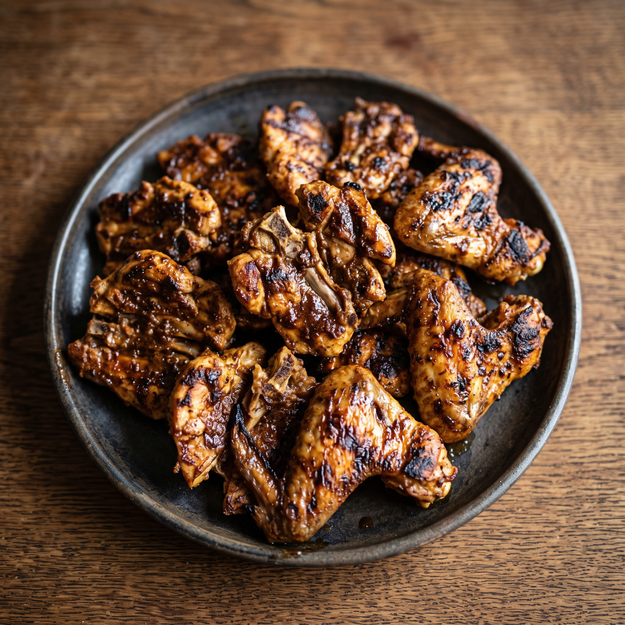 Hähnchen-Paidakia mit Paprika-Senf-Marinade