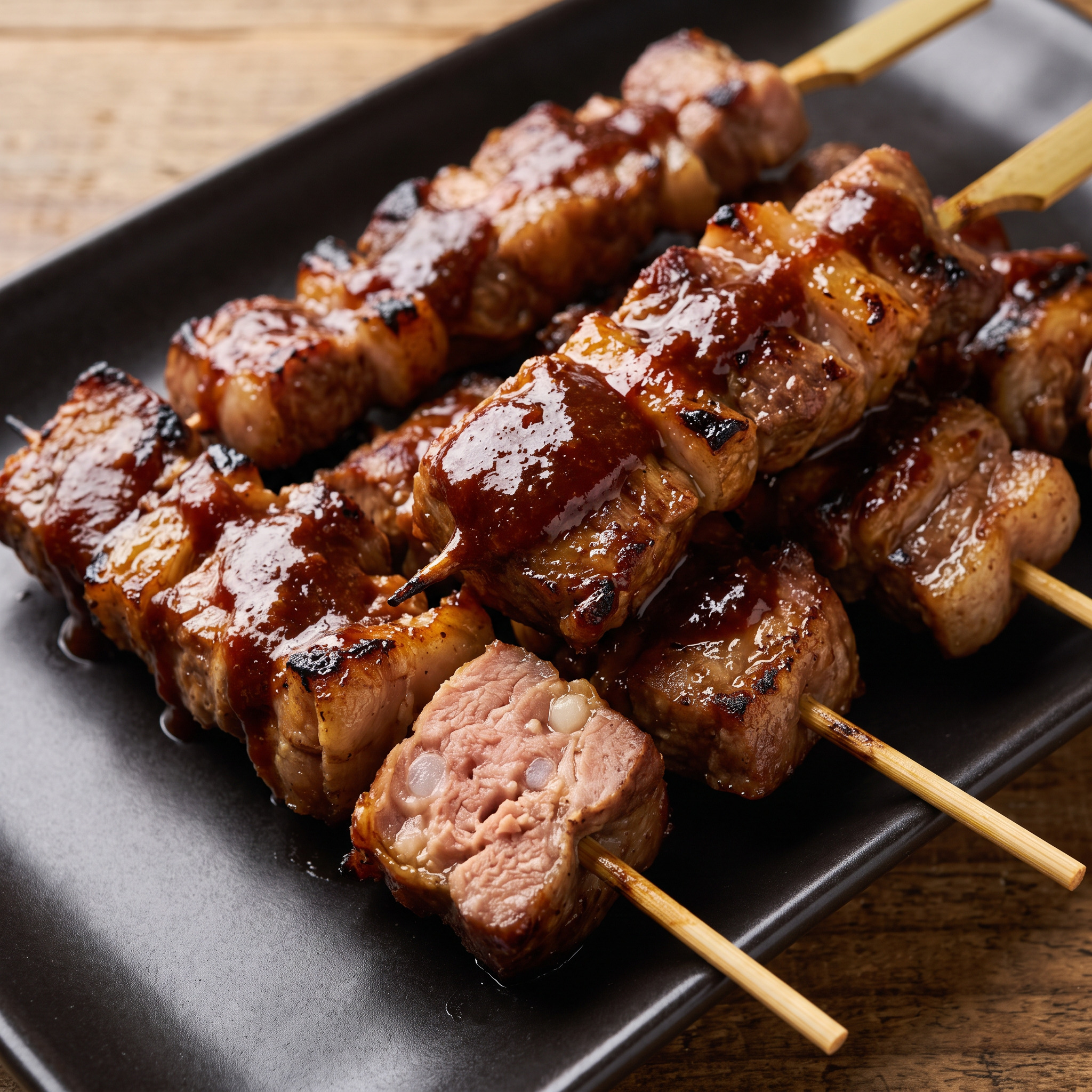 Higashimatsuyama-Yakiton vom Grill