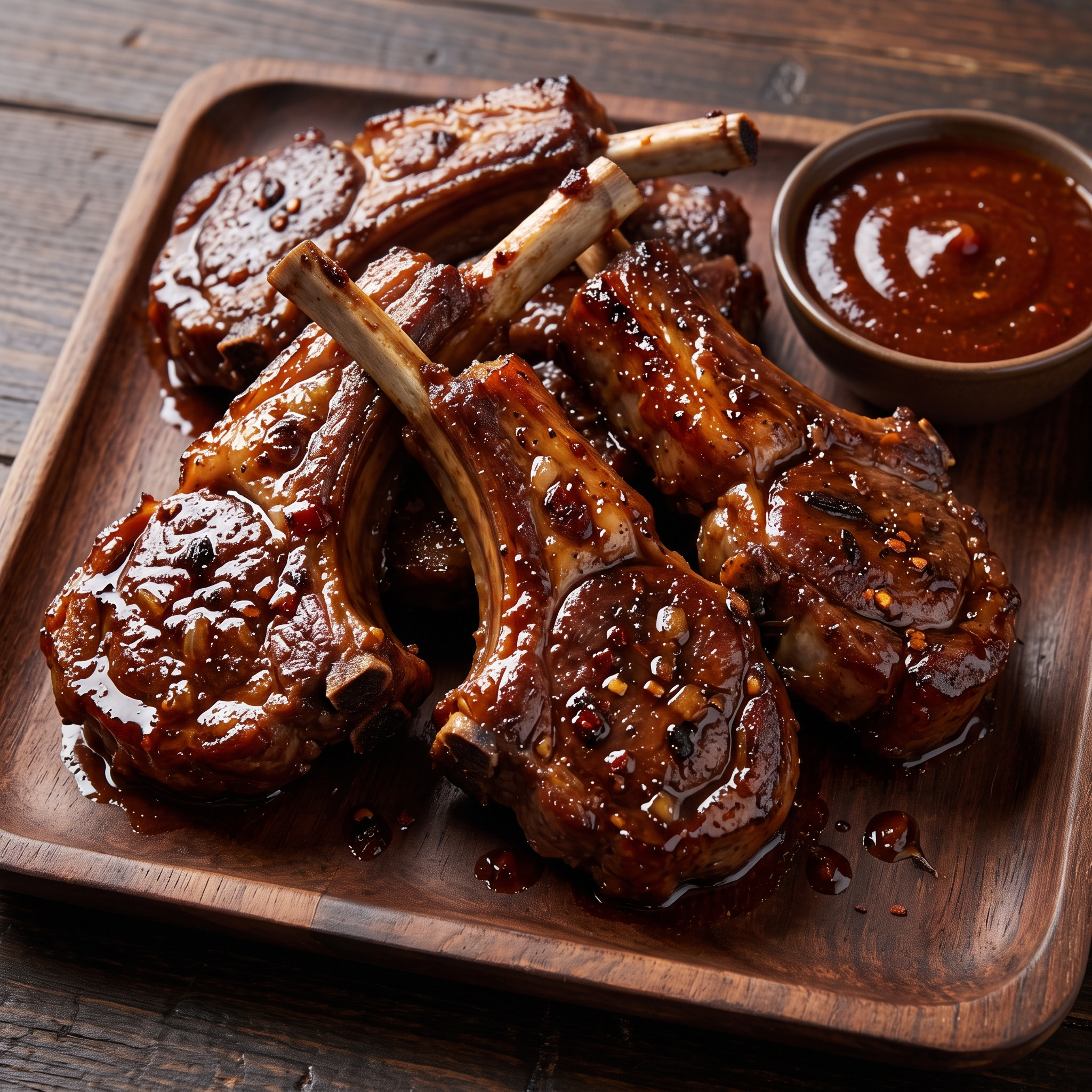 Jamaikanische Jerk-Lammrippchen vom Grill