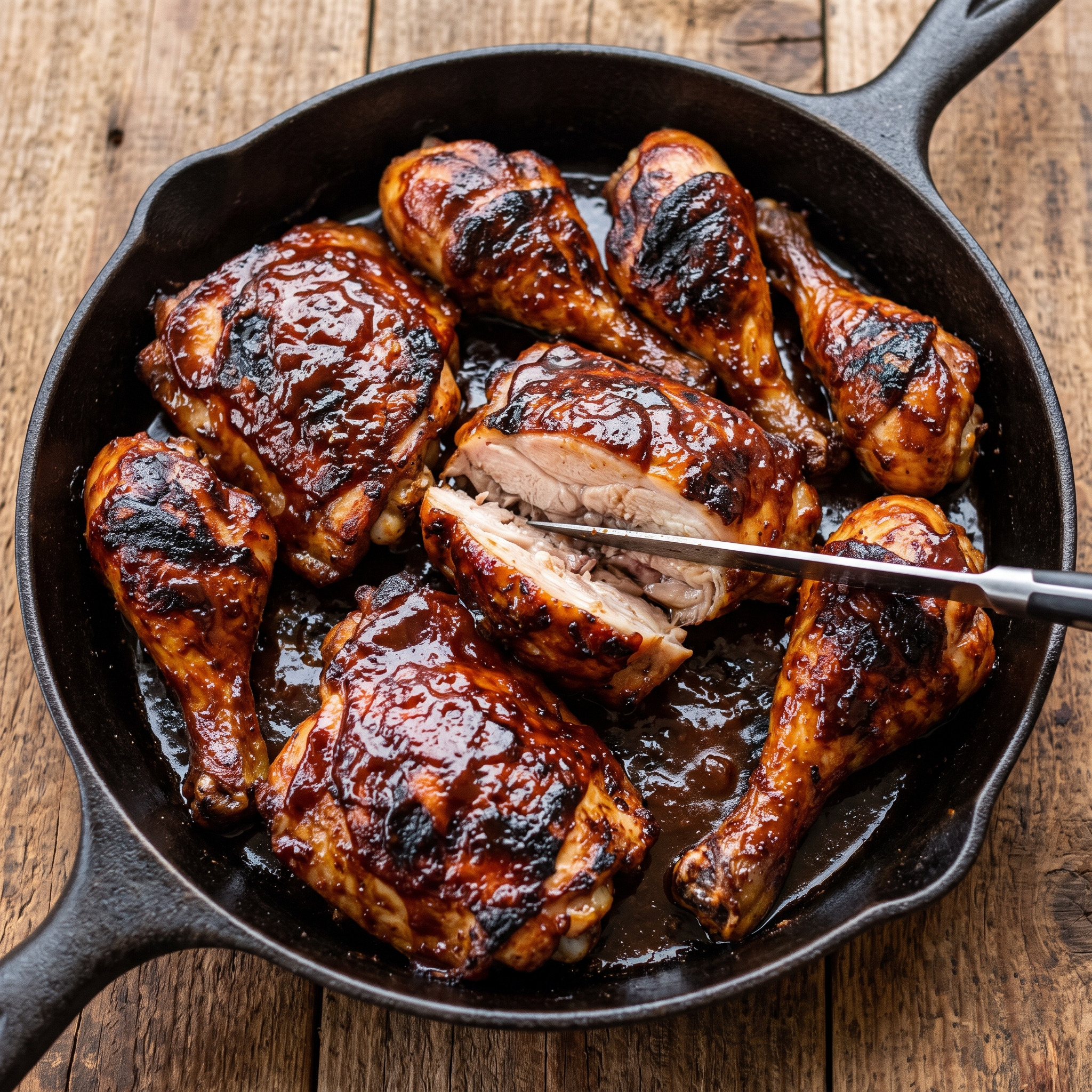 Kansas City Barbecue Chicken vom Grill
