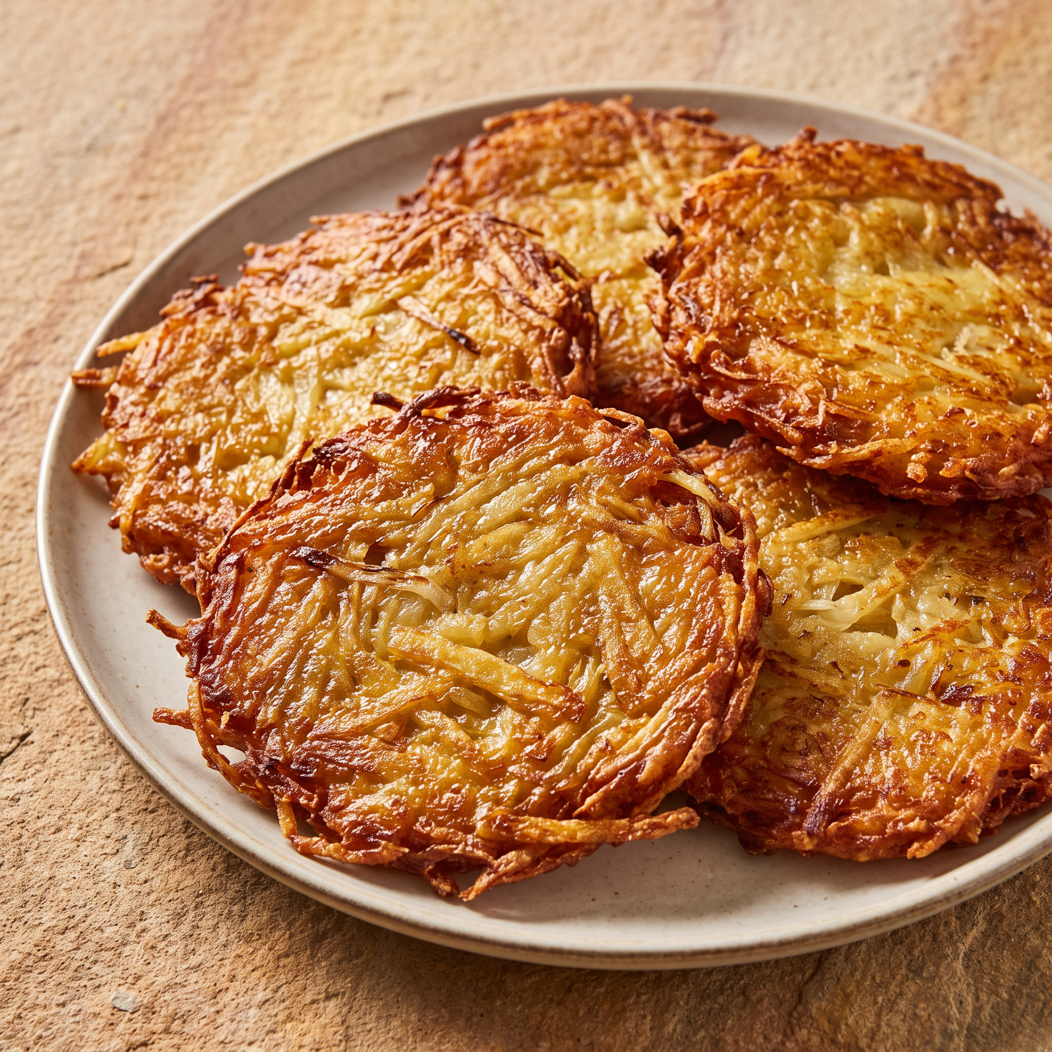 Kartoffelpuffer von der Plancha