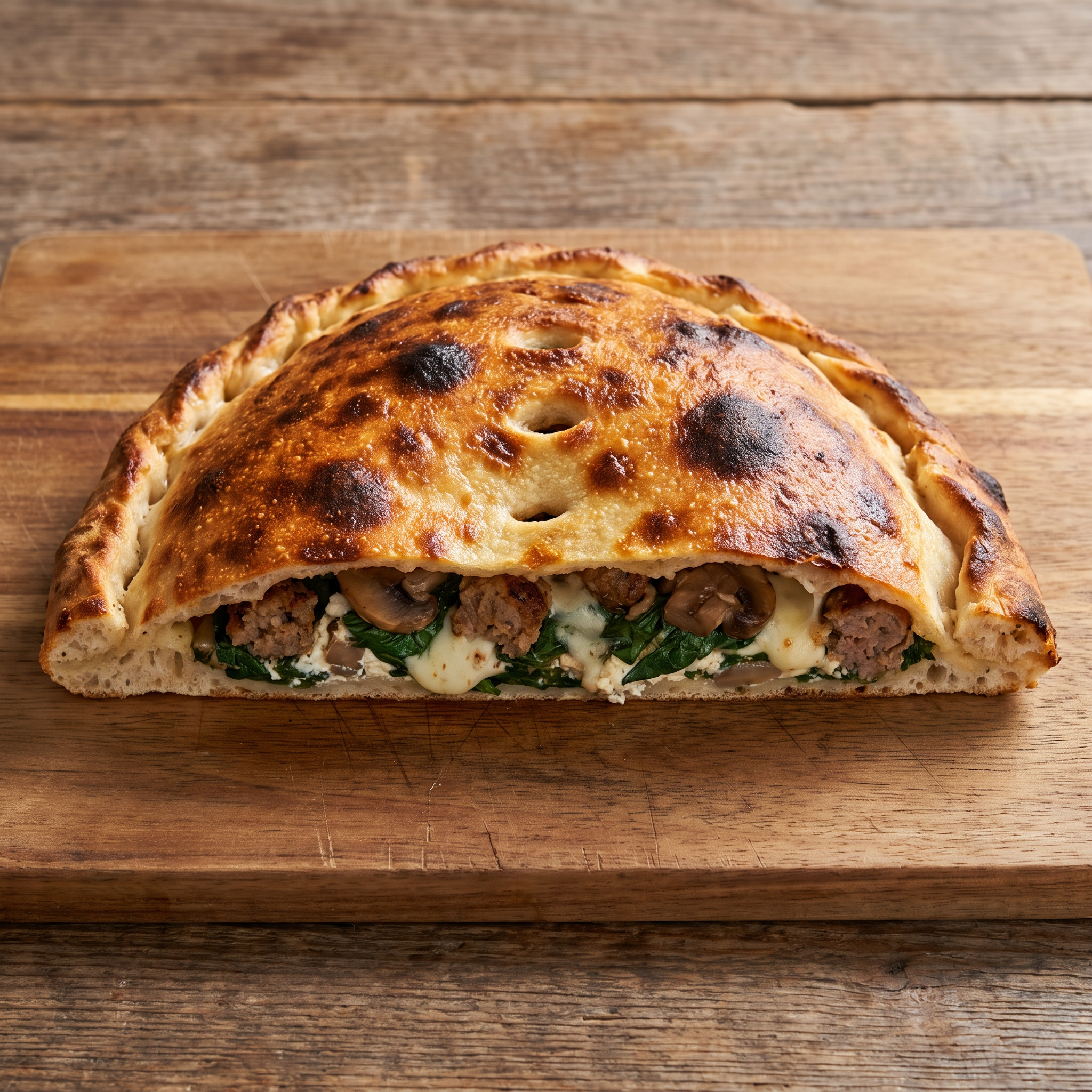 Knuspriger Calzone vom Grill