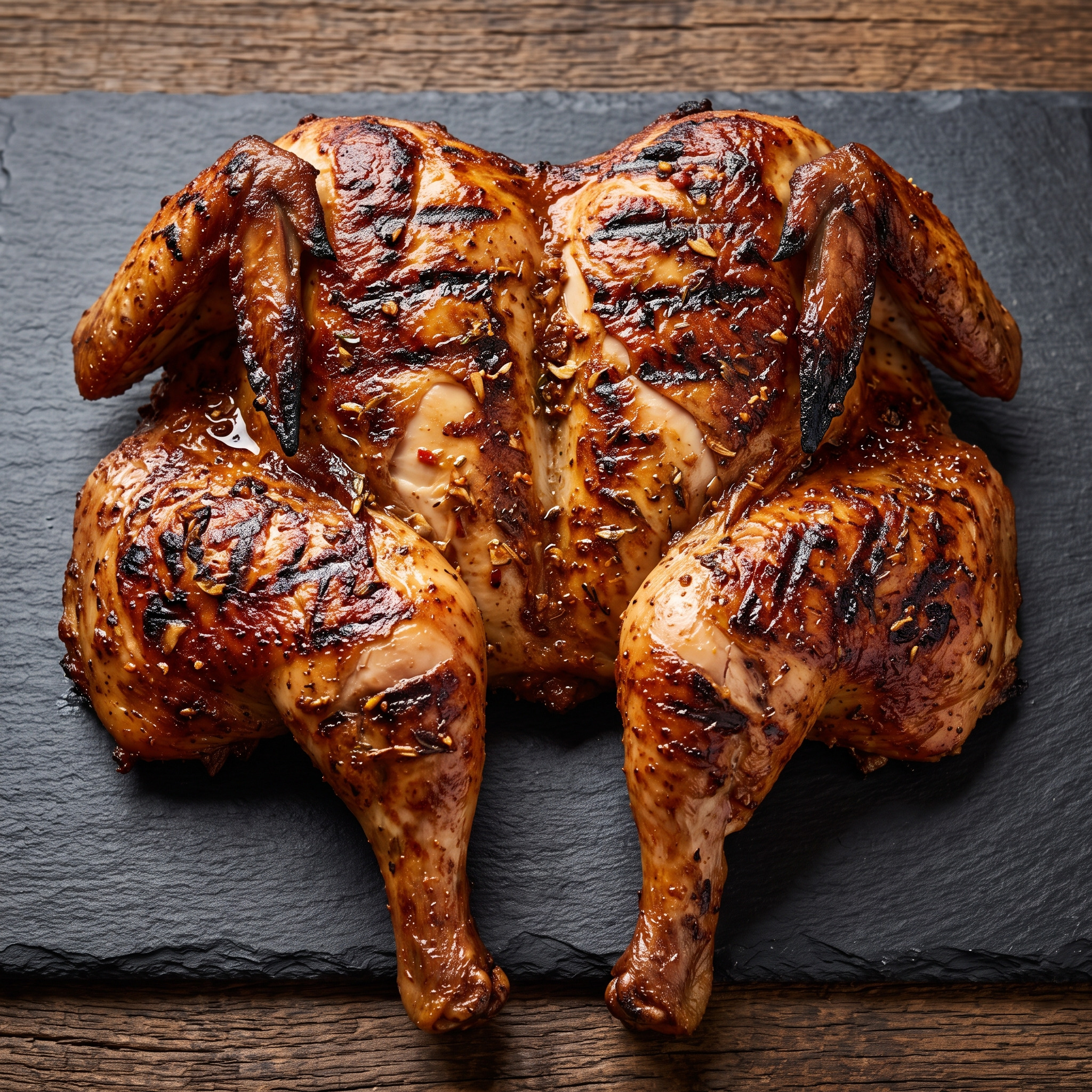 Kuku choma vom ganzen Hähnchen