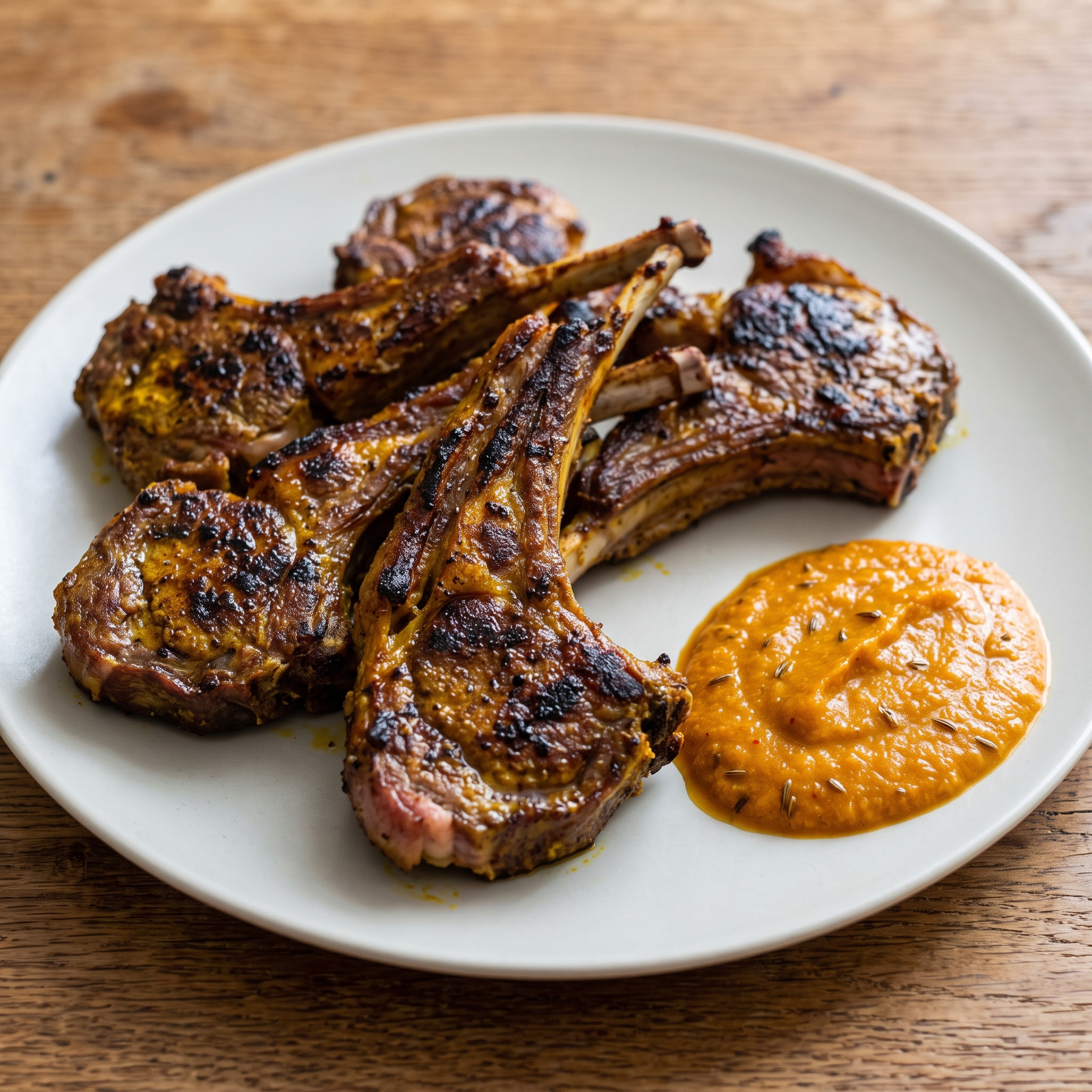 Lamm-Chhoeyla direkt vom Grill