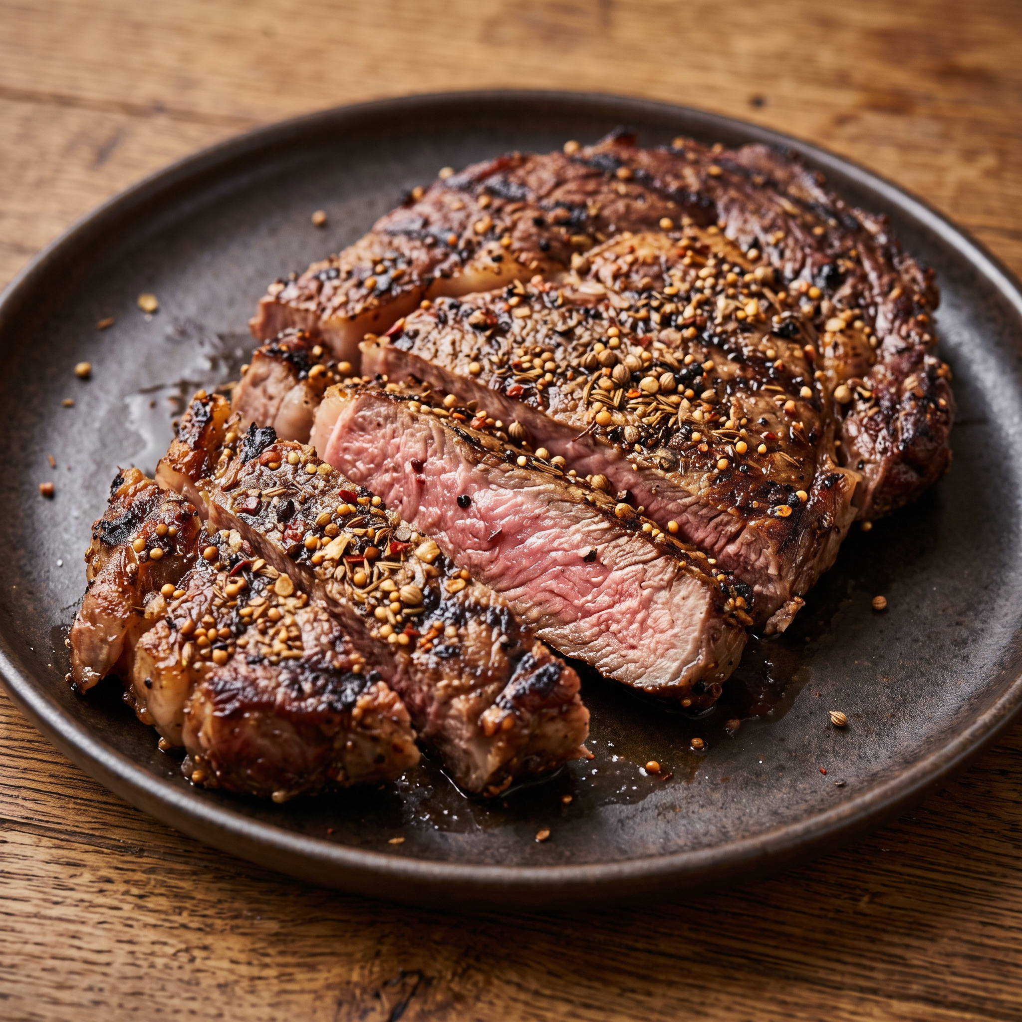 Montreal-Steak vom Ribeye