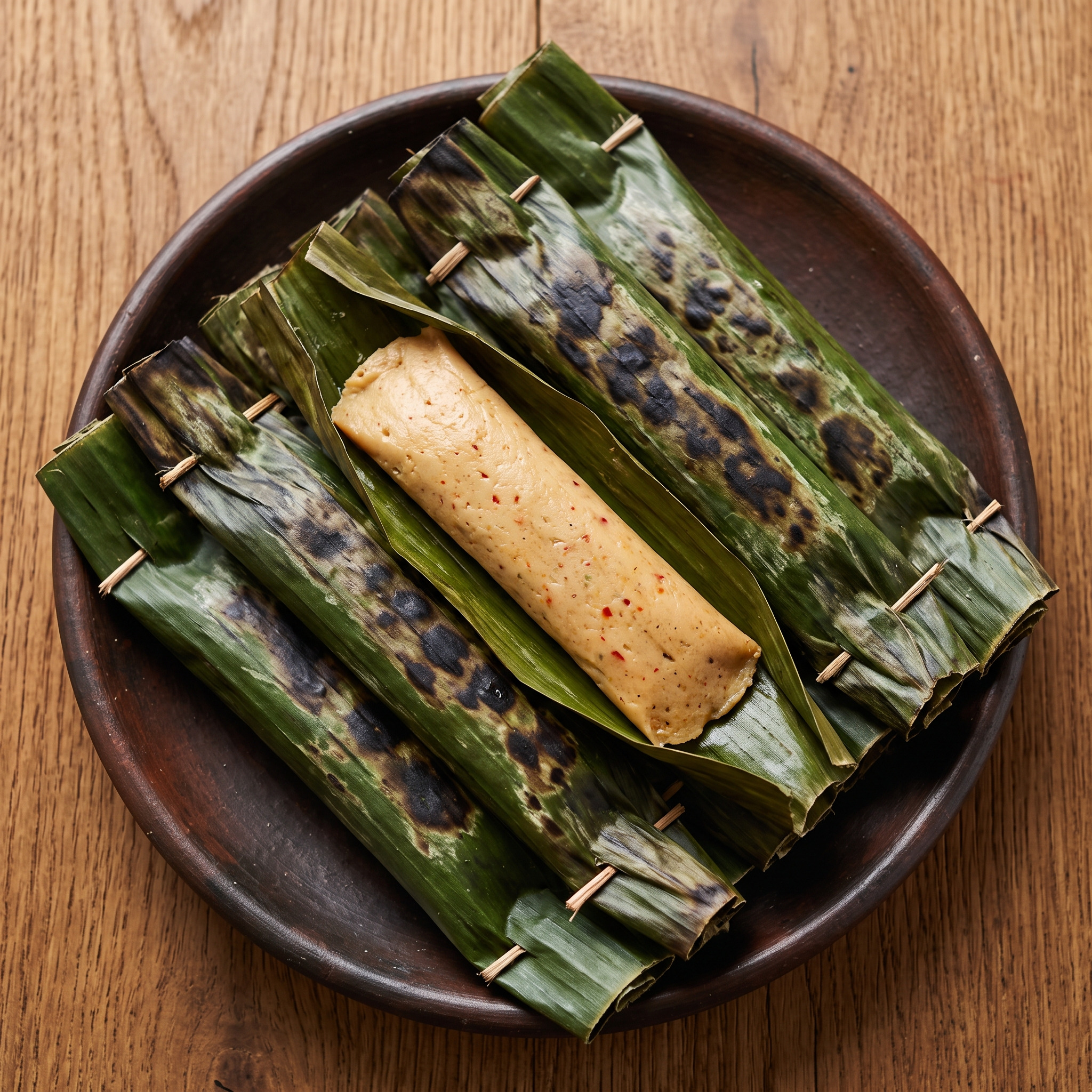 Otak-otak Palembang vom Grill