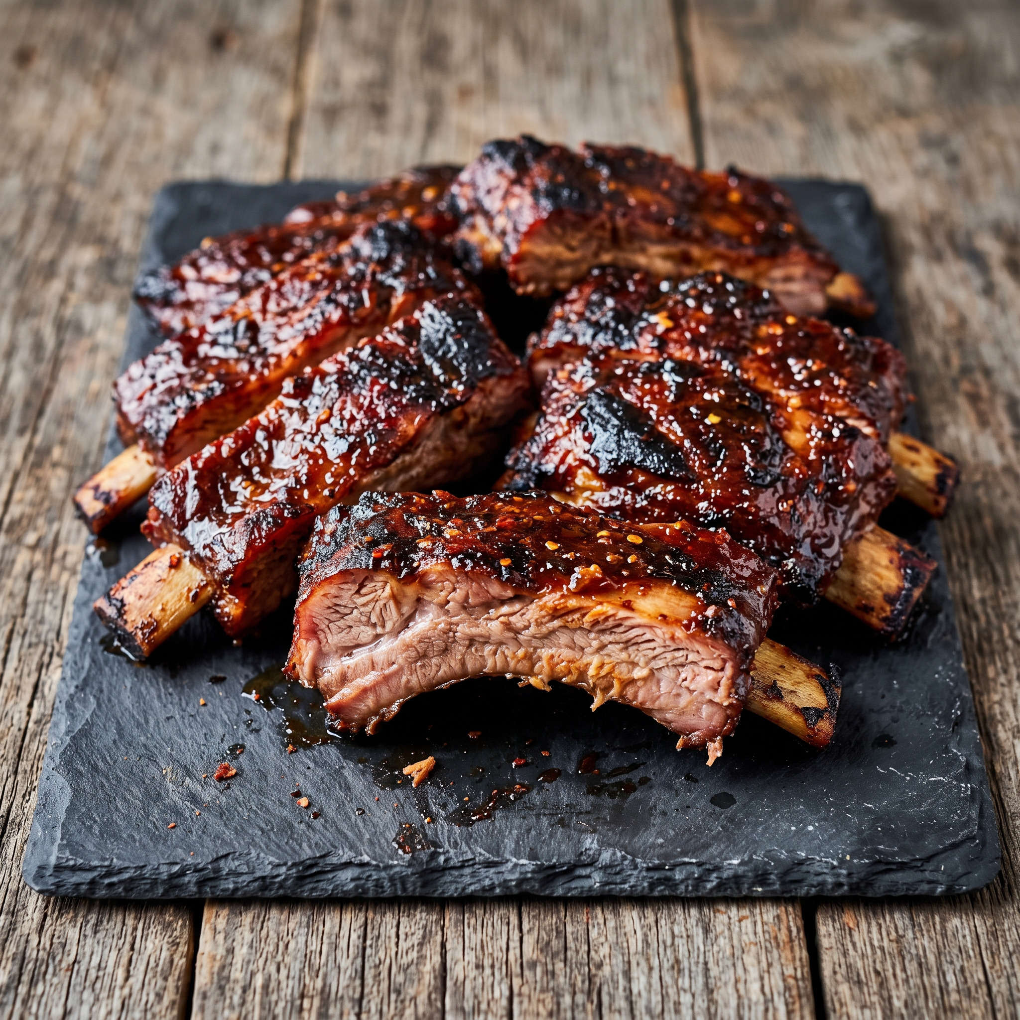 Pikante Schweinerippchen vom Braai
