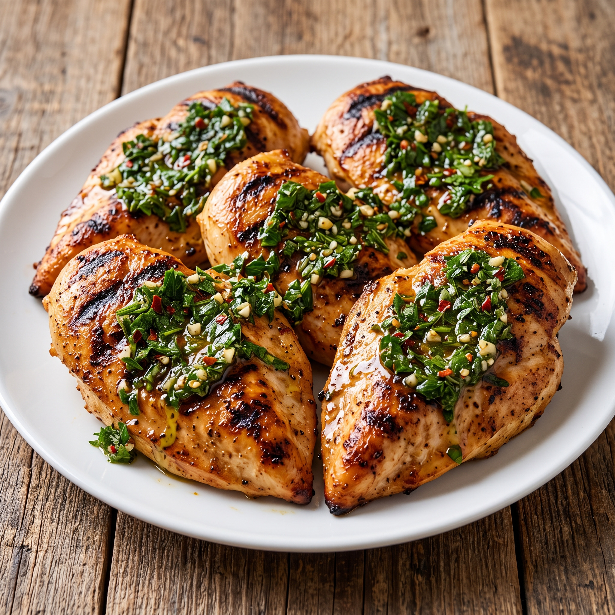 Pollo a la parrilla mit Chimichurri