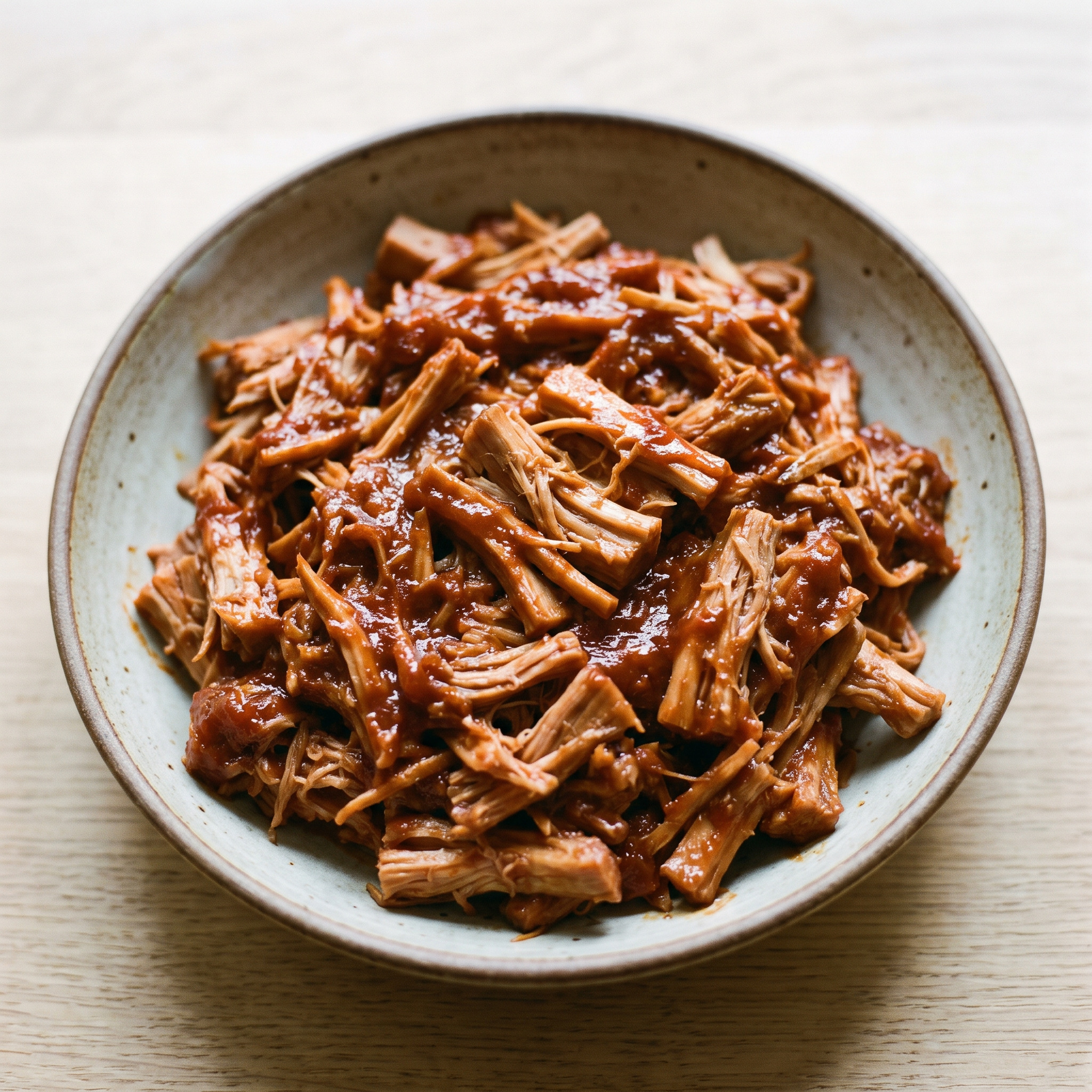 Pulled Jackfruit vom Smoker