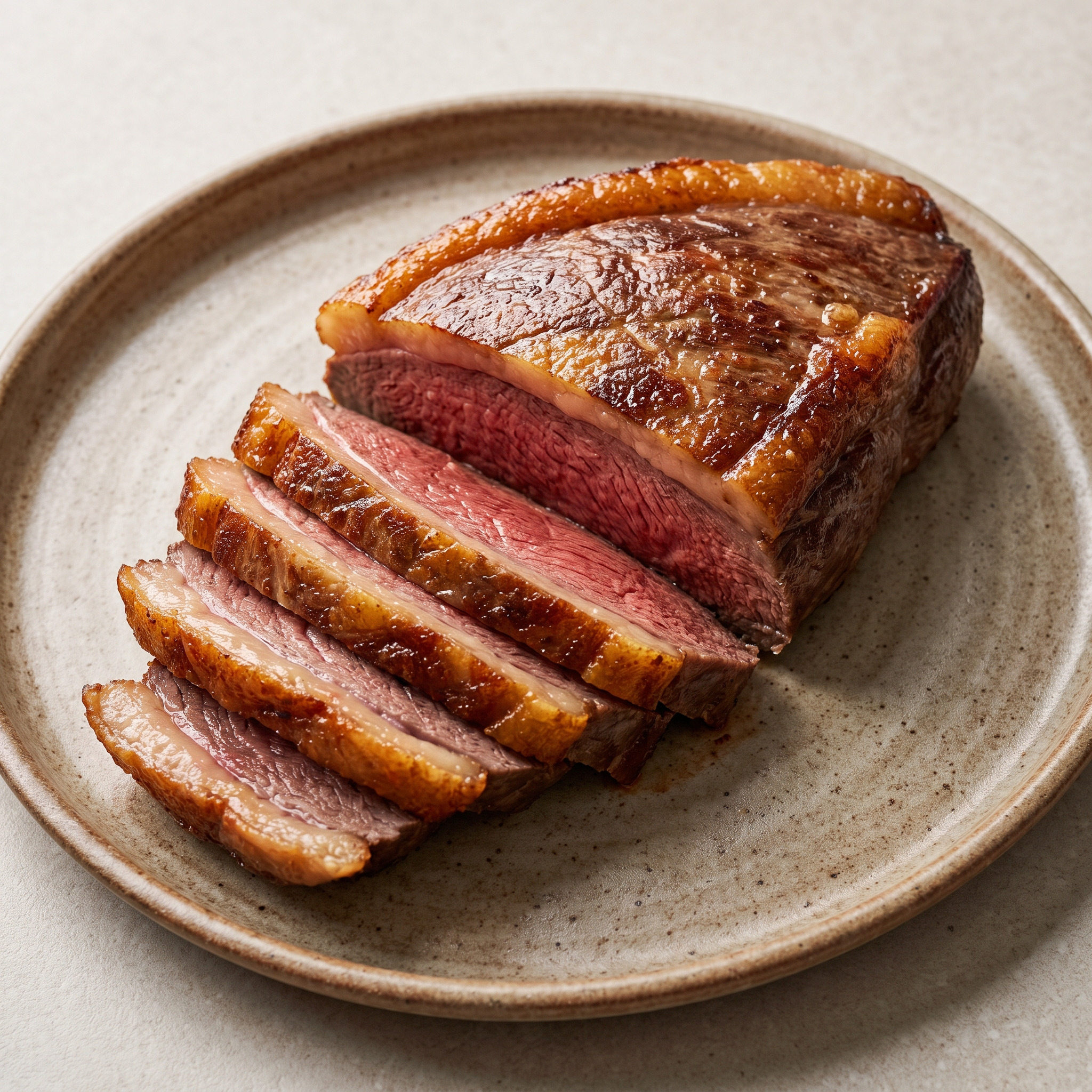 Rindersteak mit krosser Fettkruste