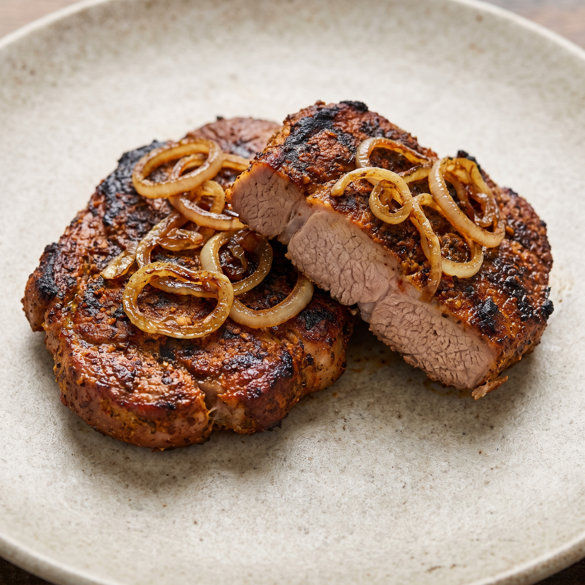 Saarländischer Schwenkbraten vom Schwenkrost